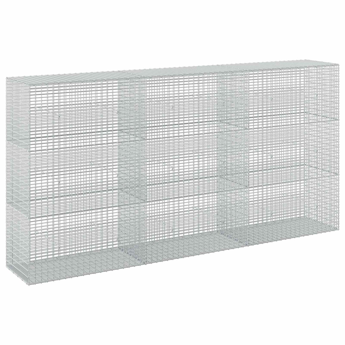 vidaXL Γκαμπιόν με σύρμα 5 mm και πλέγμα 5x2,5 cm 300x50x150 εκ.