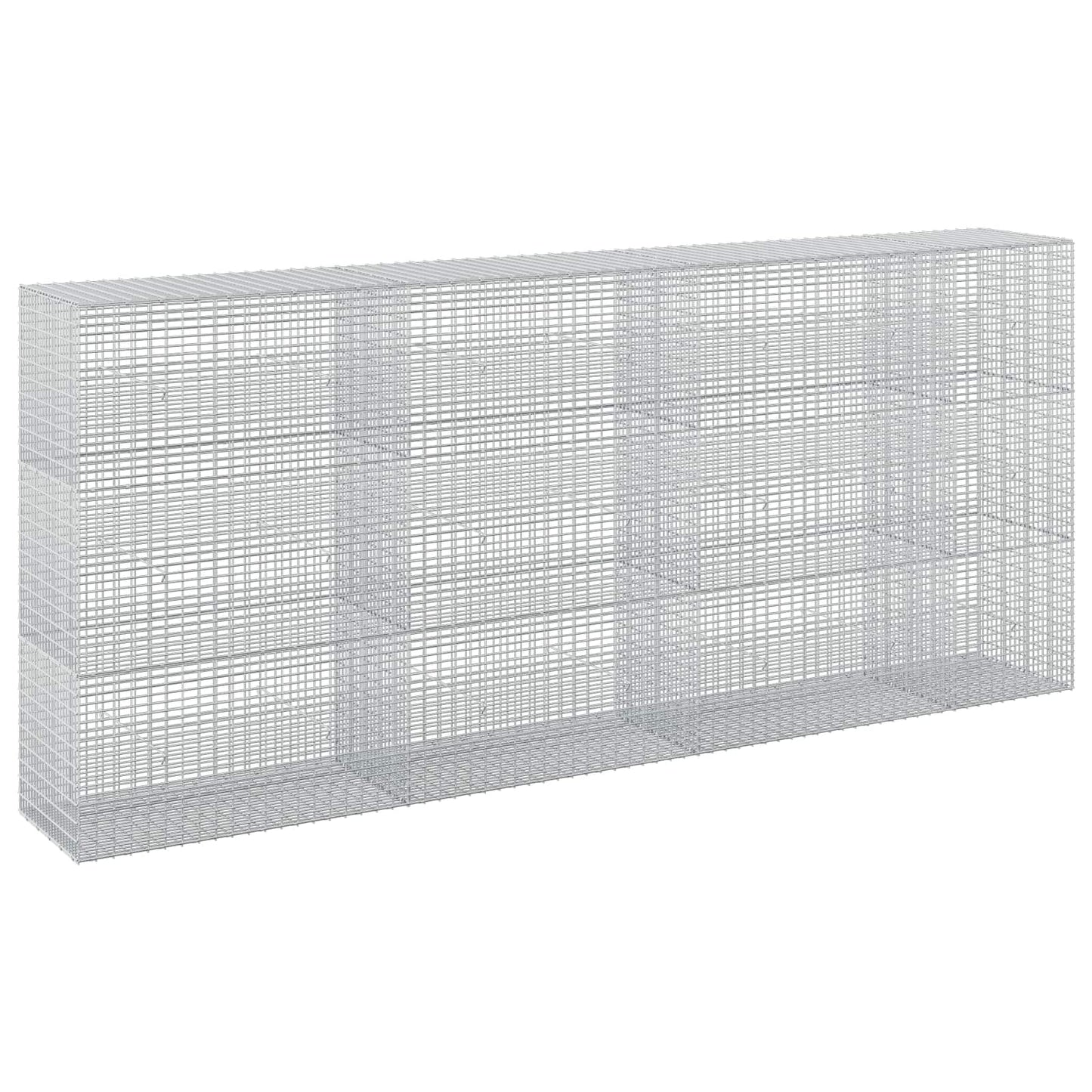 vidaXL Γκαμπιόν με σύρμα 5 mm και πλέγμα 5x2,5 cm 350x50x150 εκ
