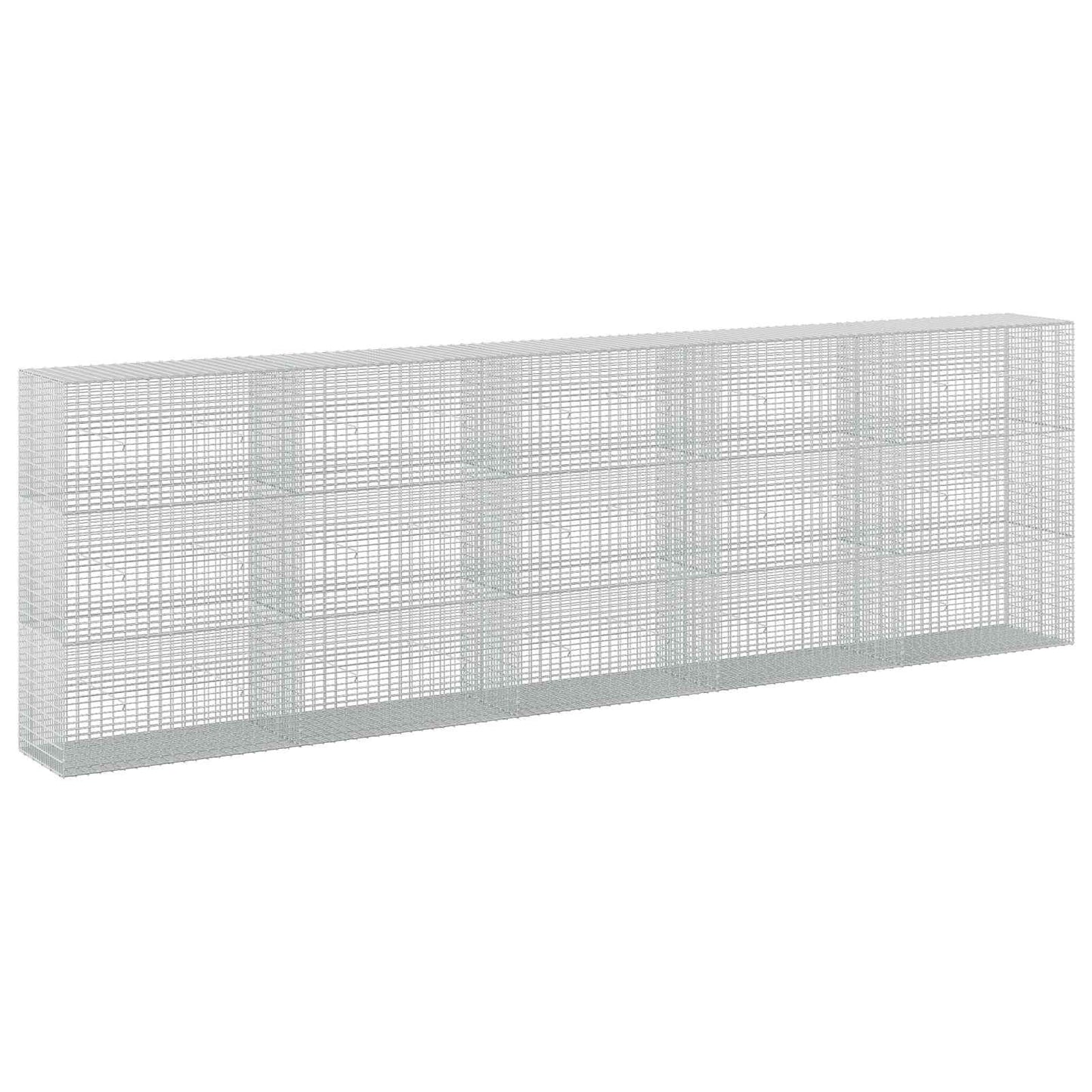 vidaXL Γκαμπιόν με σύρμα 5 mm και πλέγμα 5x2,5 cm 500x50x150 εκ