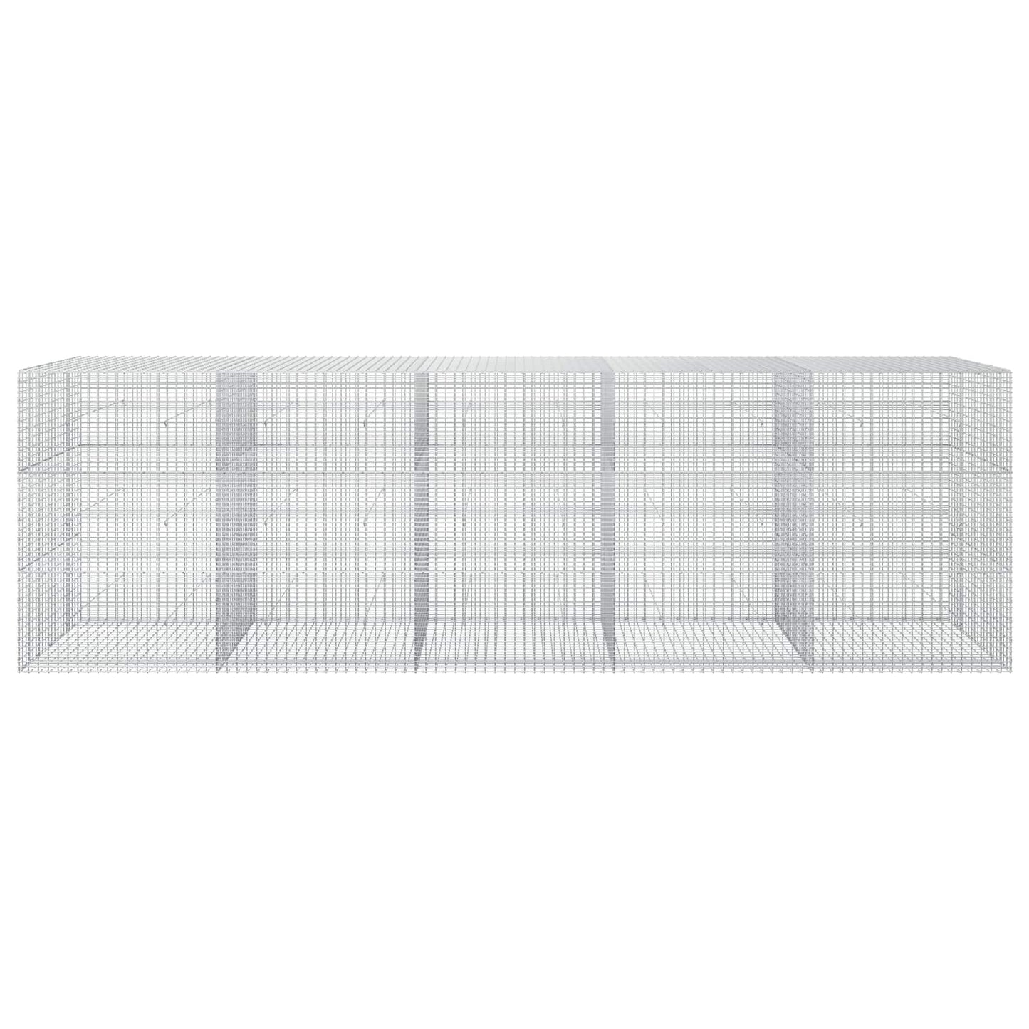 vidaXL Γκαμπιόν με σύρμα 5 mm και πλέγμα 5x2,5 cm 500x50x150 εκ
