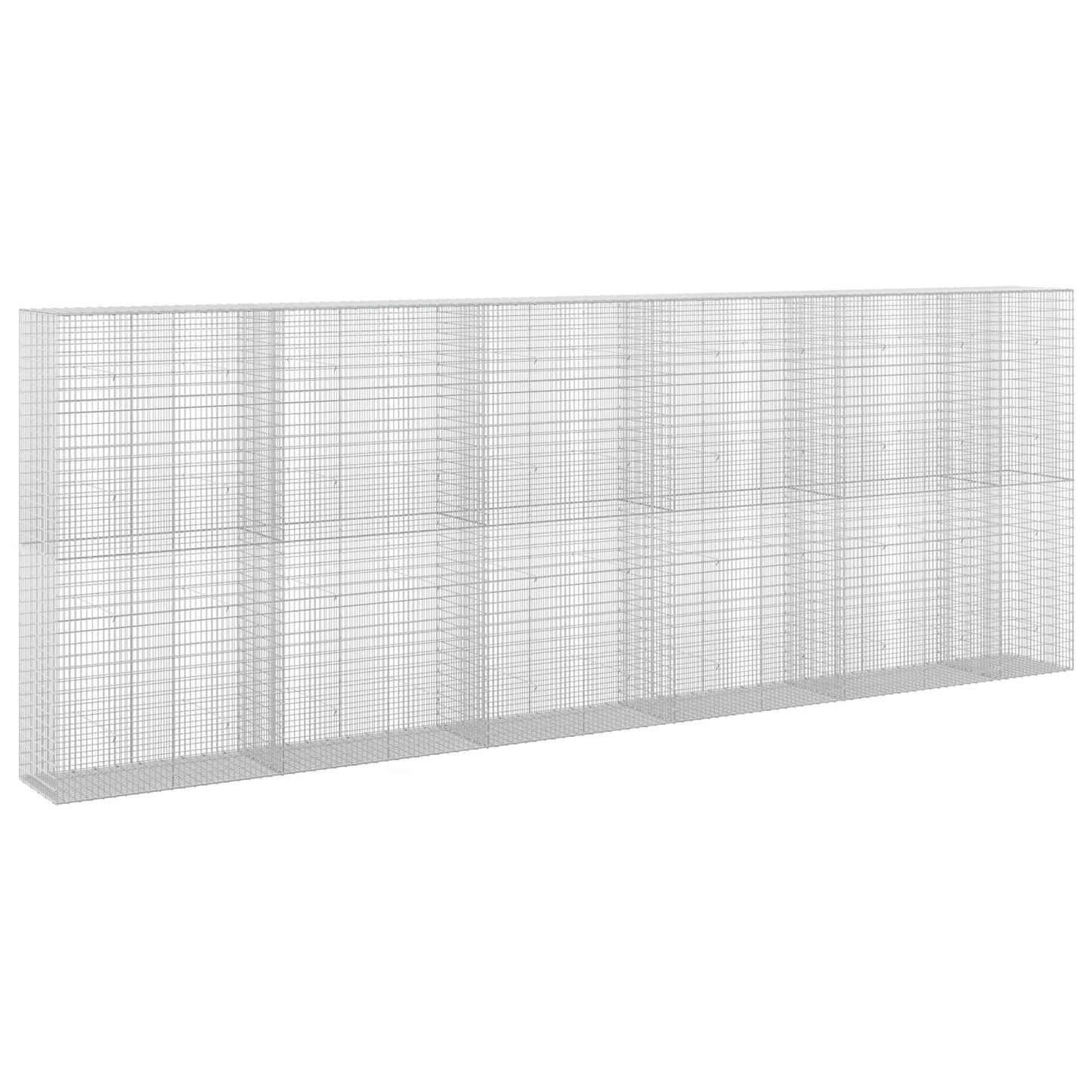 vidaXL Γκαμπιόν με σύρμα 5 mm και πλέγμα 5x2,5 cm 550x50x200 εκ.