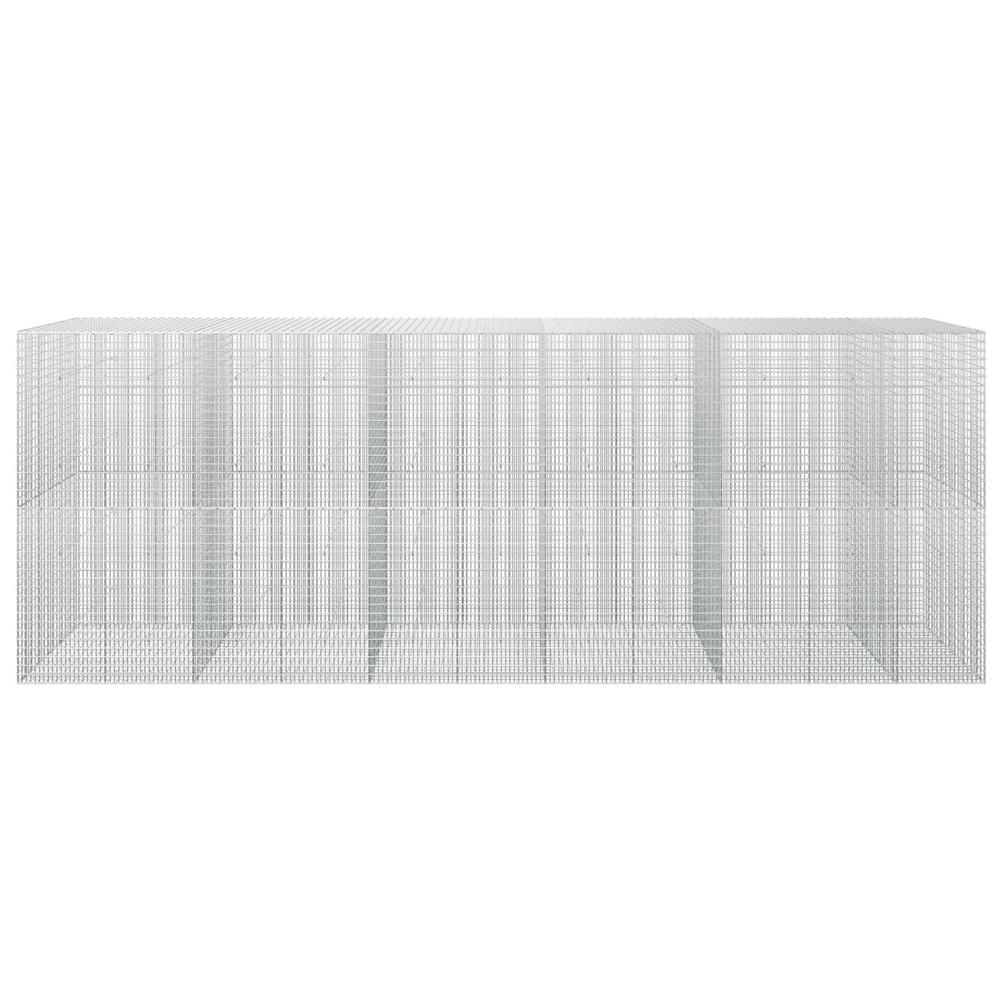 vidaXL Γκαμπιόν με σύρμα 5 mm και πλέγμα 5x2,5 cm 550x50x200 εκ.
