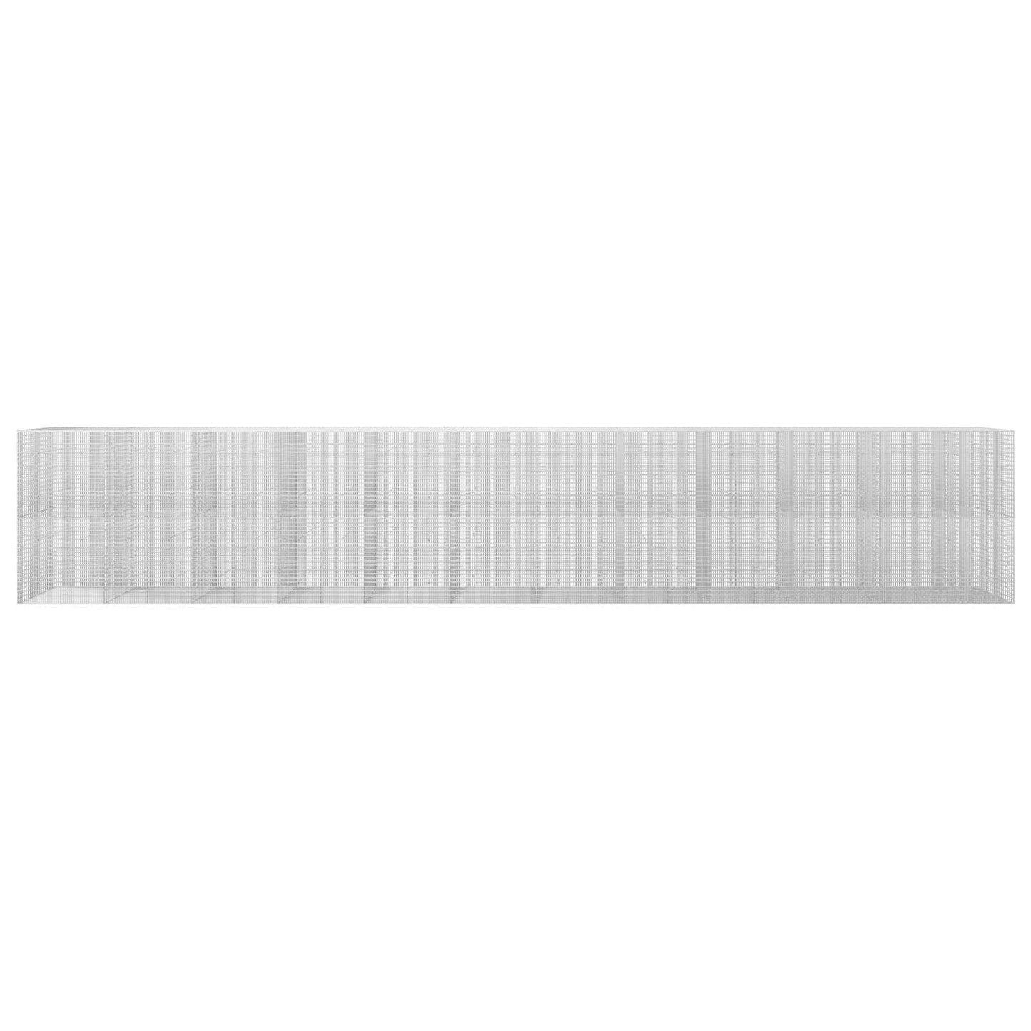 vidaXL Γκαμπιόν με σύρμα 5 mm και πλέγμα 5x2,5 cm 1150x50x200 εκ