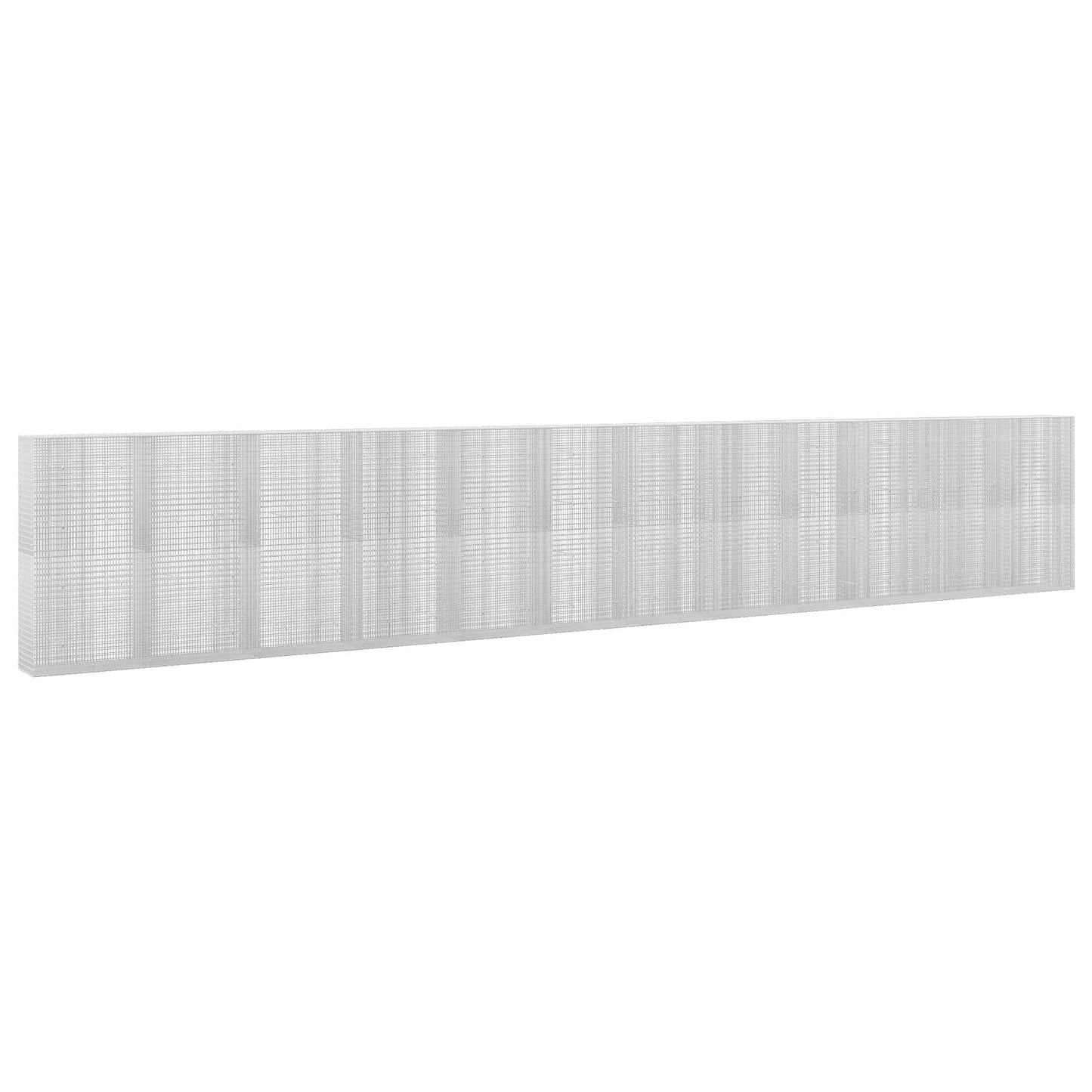 vidaXL Γκαμπιόν με σύρμα 5 mm και πλέγμα 5x2,5 cm 1200x50x200 εκ