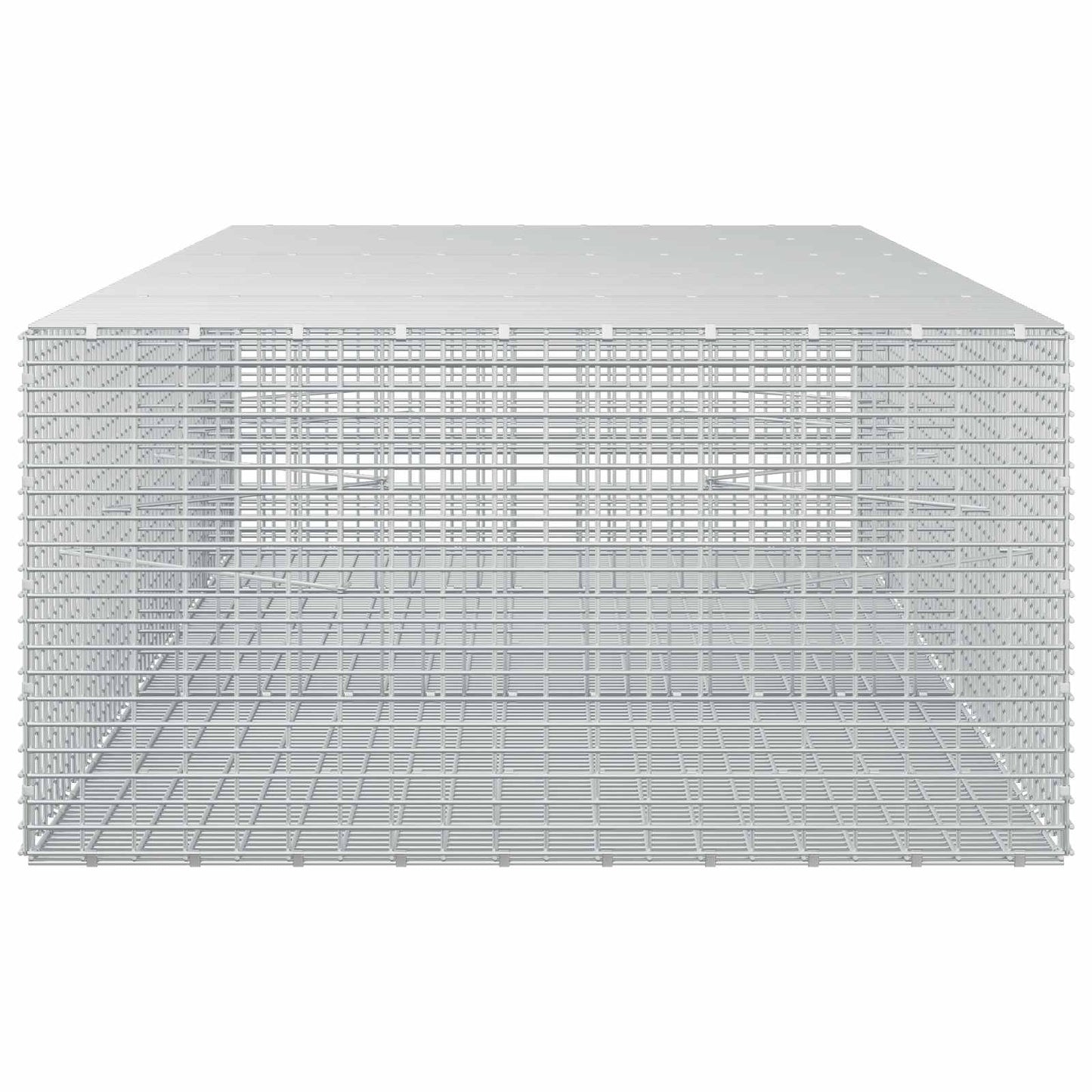 vidaXL Γκαμπιόν με σύρμα 5 mm και πλέγμα 5x2,5 cm 250x100x50 εκ.