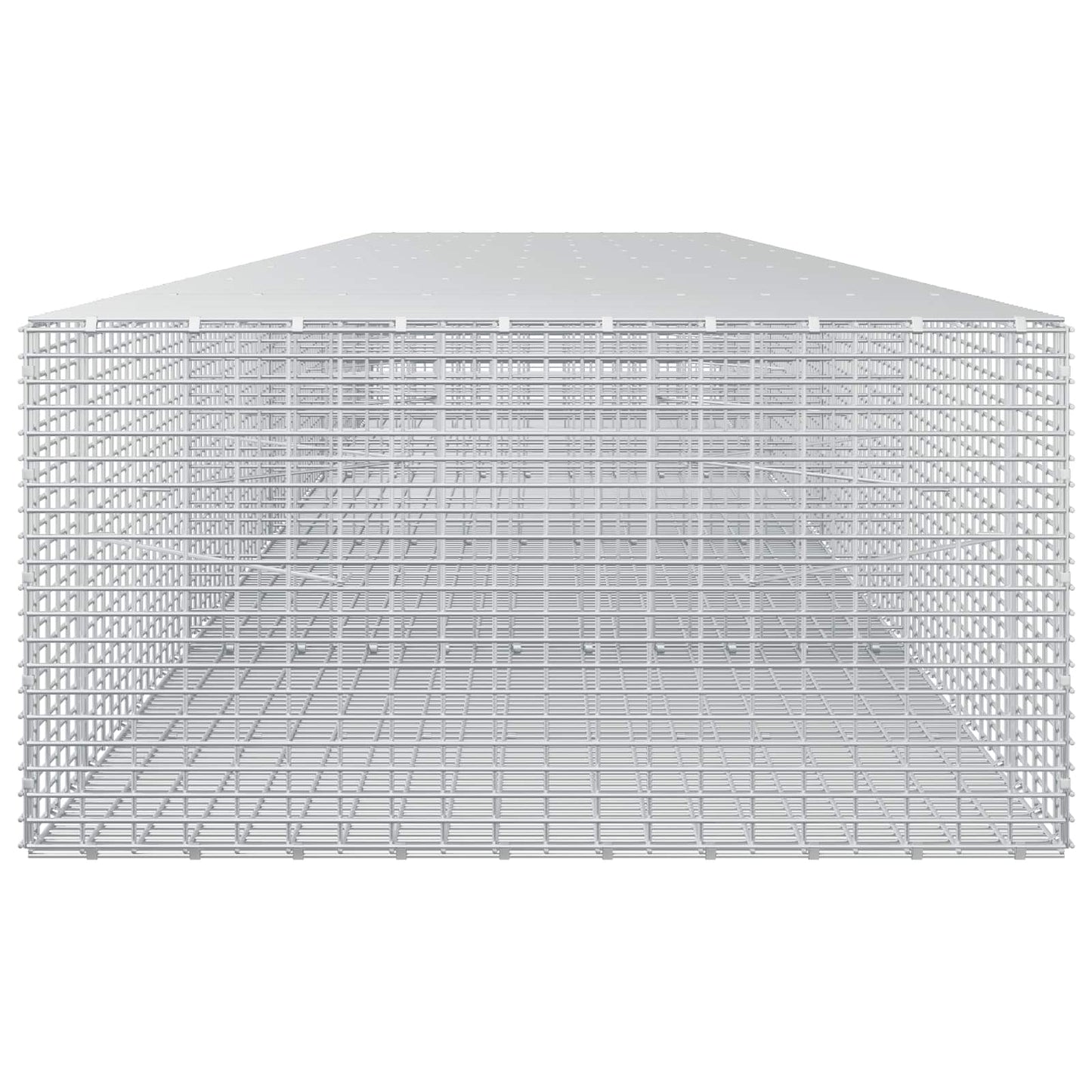 vidaXL Γκαμπιόν με σύρμα 5 mm και πλέγμα 5x2,5 cm 450x100x50 εκ