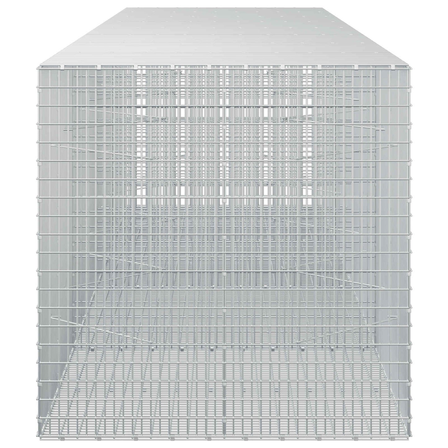 vidaXL Γκαμπιόν με σύρμα 5 mm και πλέγμα 5x2,5 cm 400x100x100 εκ