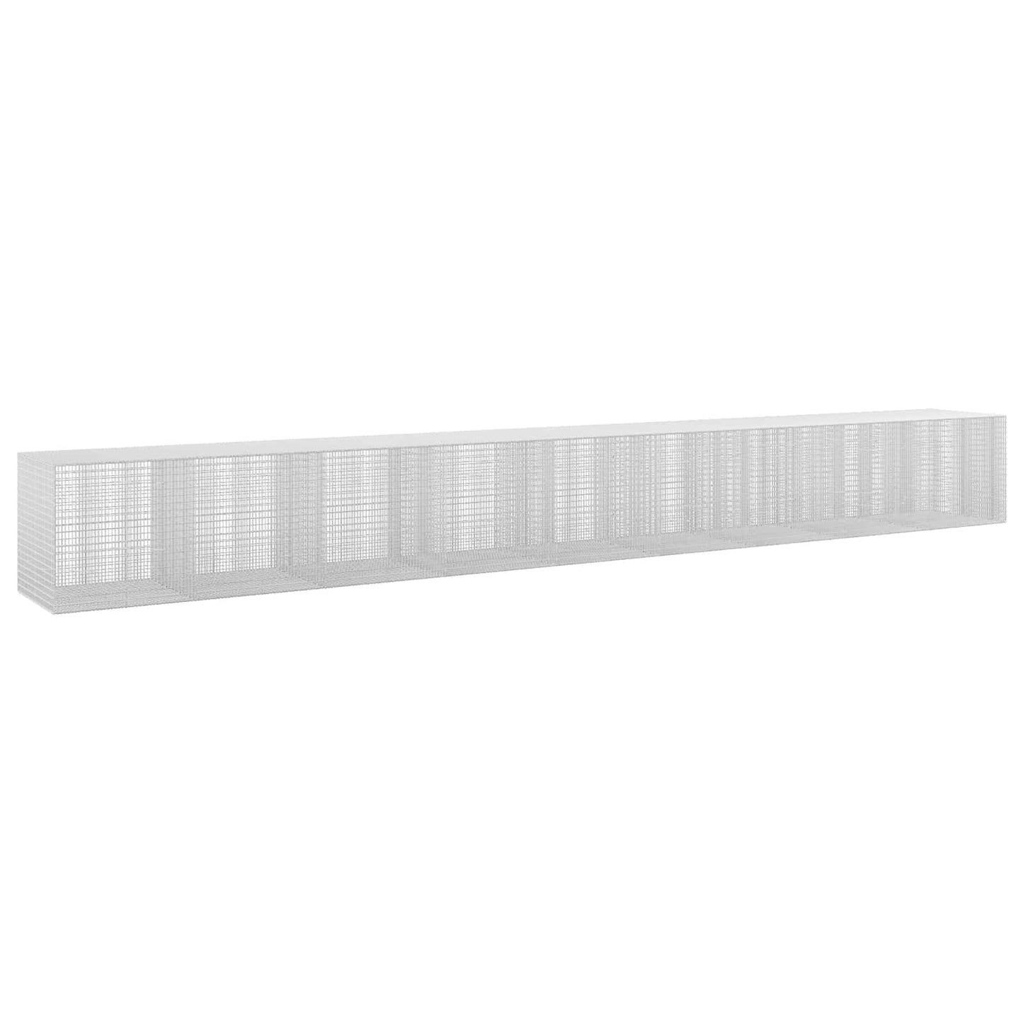 vidaXL Γκαμπιόν με σύρμα 5 mm και πλέγμα 5x2,5 cm 900x100x100 εκ