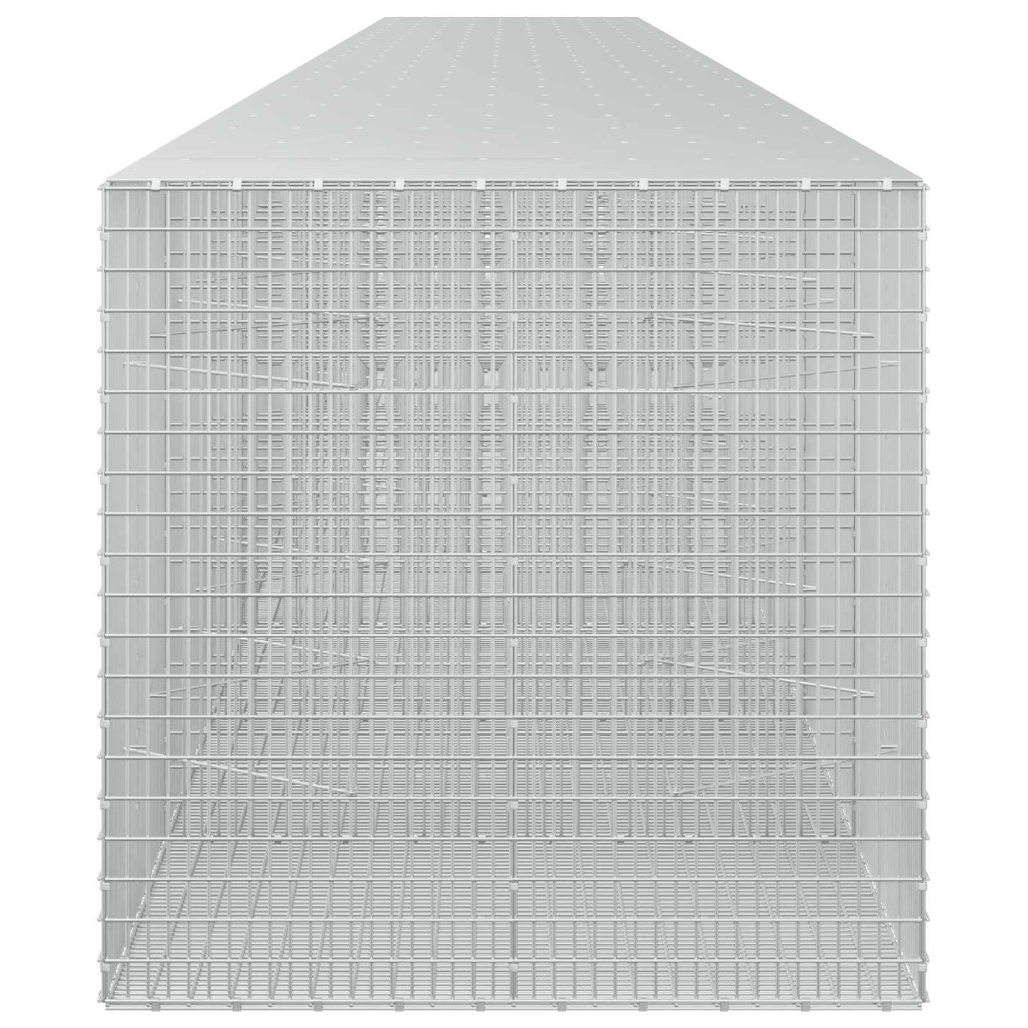 vidaXL Γκαμπιόν με σύρμα 5 mm και πλέγμα 5x2,5 cm 1200x100x100 εκ