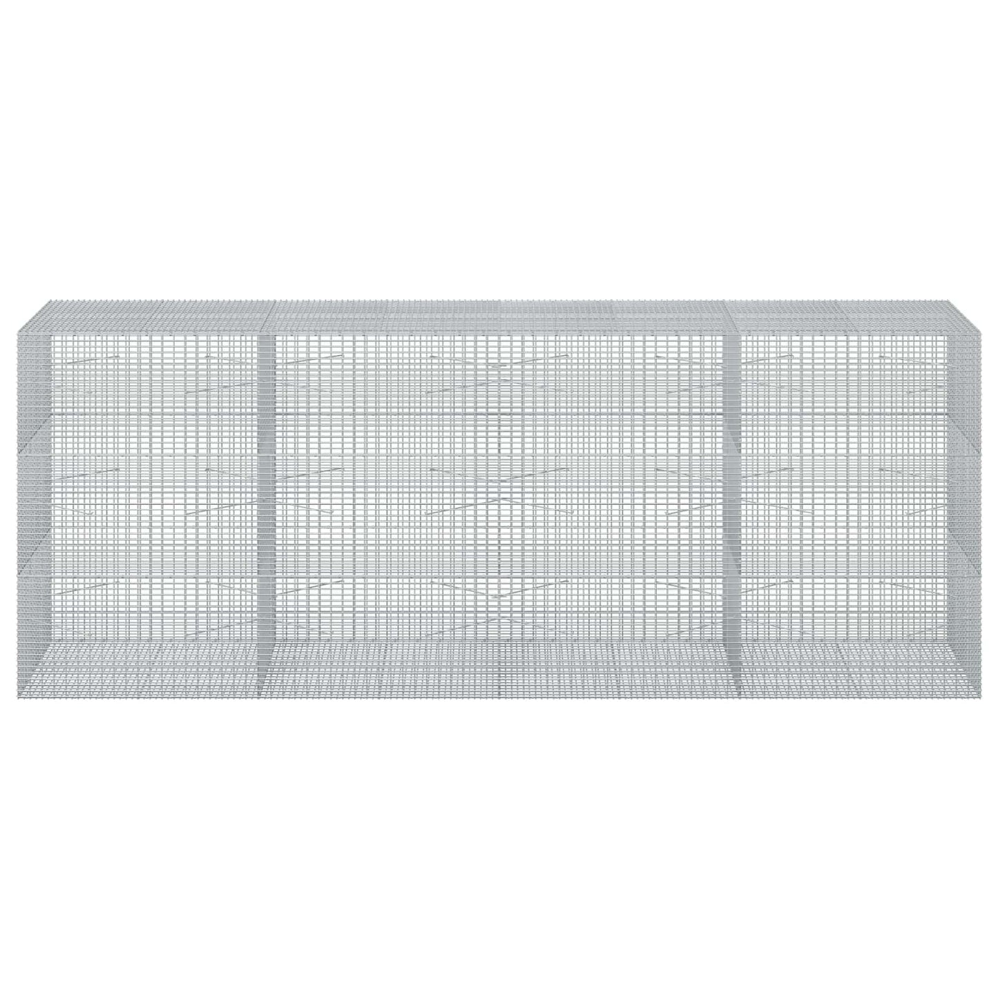 vidaXL Γκαμπιόν με σύρμα 5 mm και πλέγμα 5x2,5 cm 400x100x150 εκ.