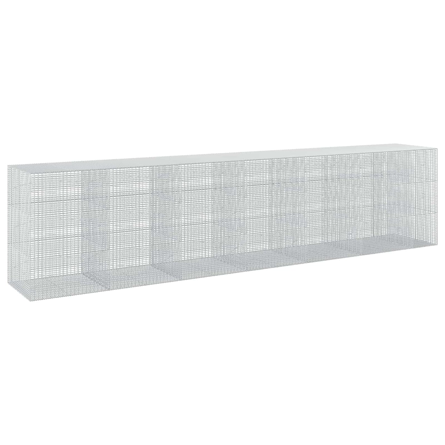 vidaXL Γκαμπιόν με σύρμα 5 mm και πλέγμα 5x2,5 cm 650x100x150 εκ