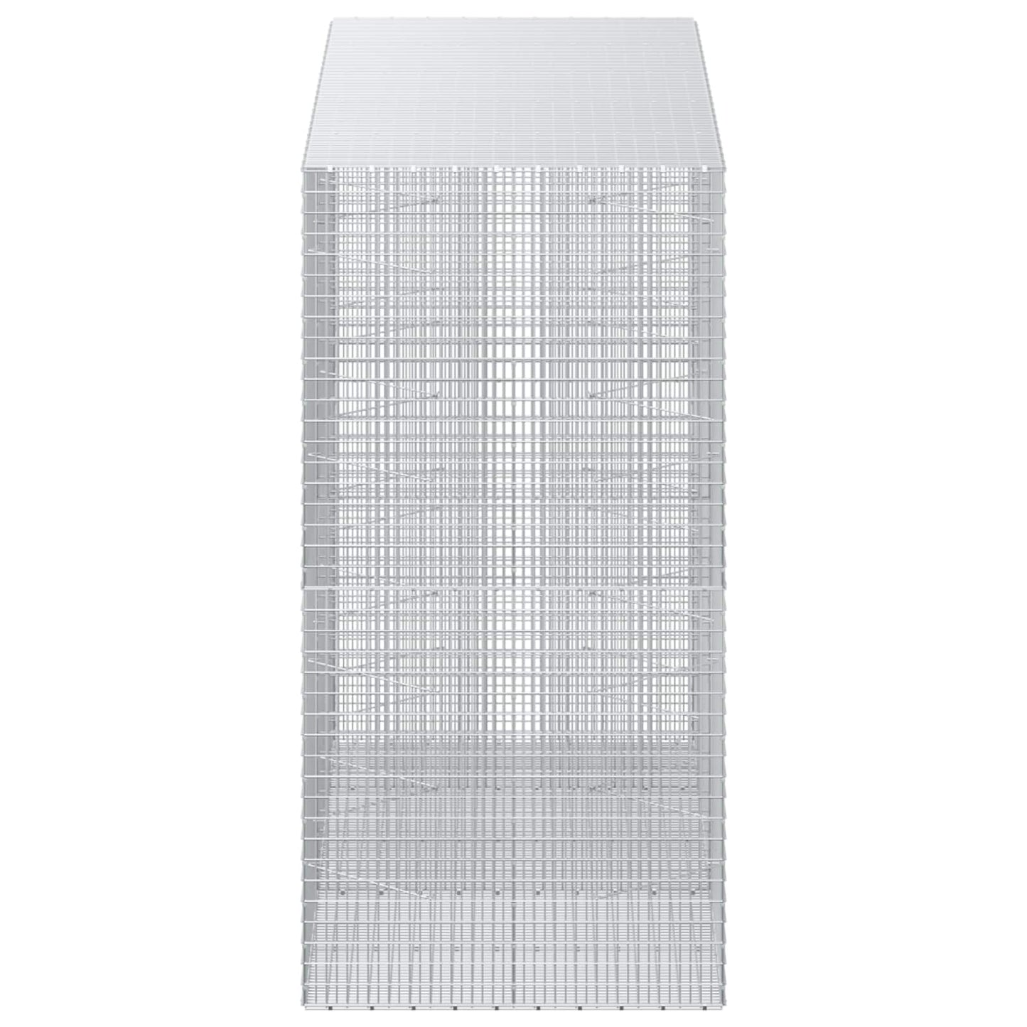 vidaXL Γκαμπιόν με σύρμα 5 mm και πλέγμα 5x2,5 cm 250x100x200 εκ.
