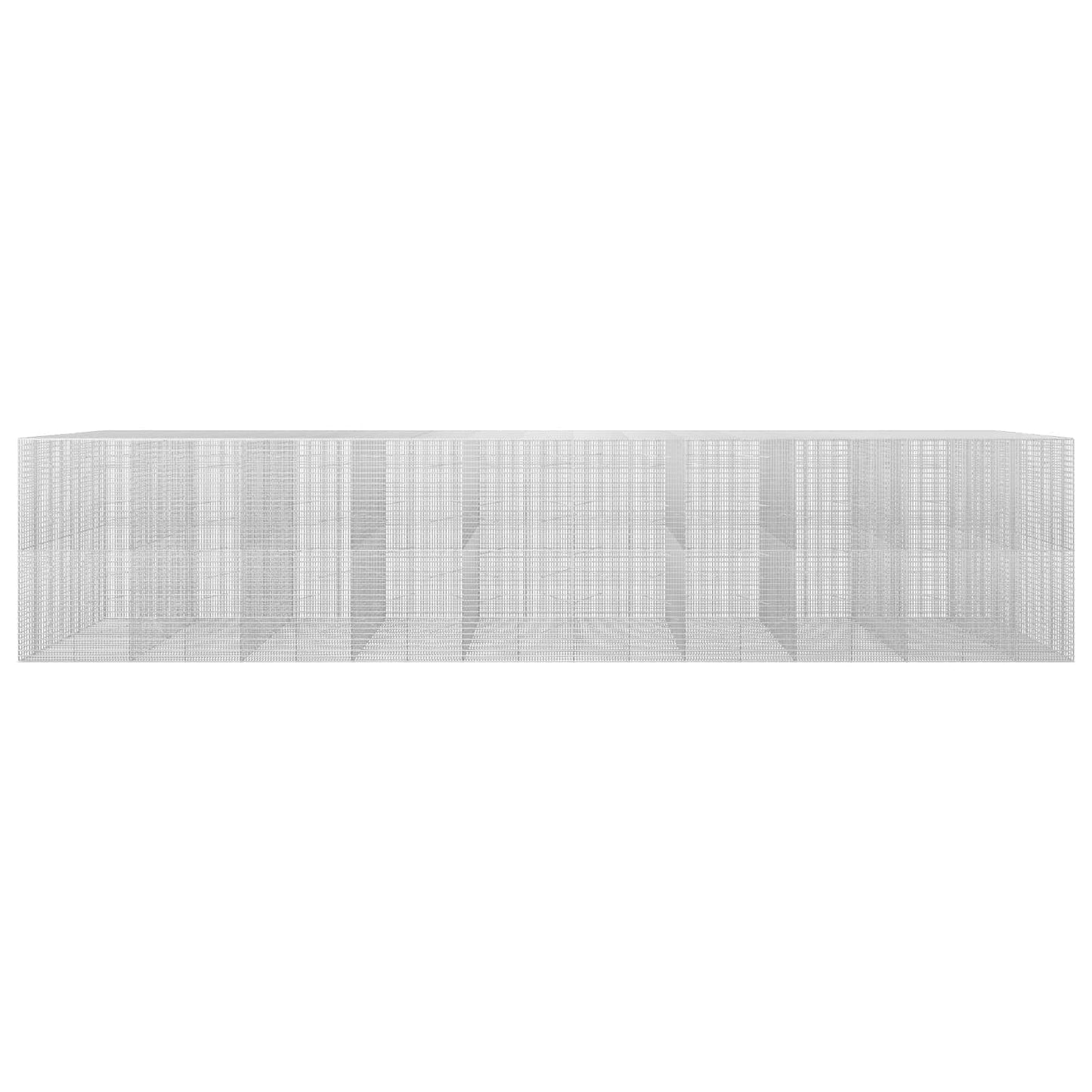 vidaXL Γκαμπιόν με σύρμα 5 mm και πλέγμα 5x2,5 cm 950x100x200 εκ