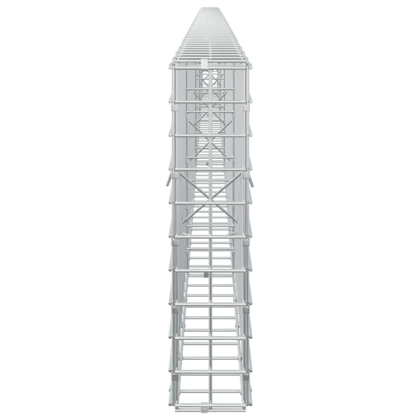 vidaXL Γκαμπιόν με σύρμα 5 mm και πλέγμα 5x5 cm 350x10x50 εκ