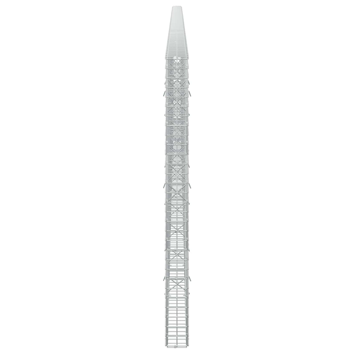 vidaXL Γκαμπιόν με σύρμα 5 mm και πλέγμα 5x5 cm 700x10x150 εκ.