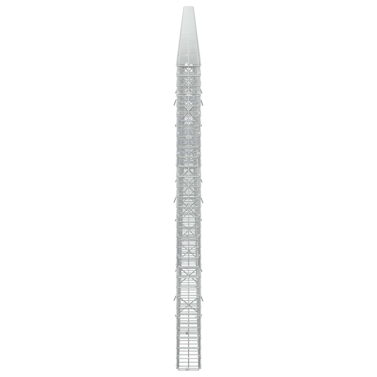 vidaXL Γκαμπιόν με σύρμα 5 mm και πλέγμα 5x5 cm 750x10x150 εκ