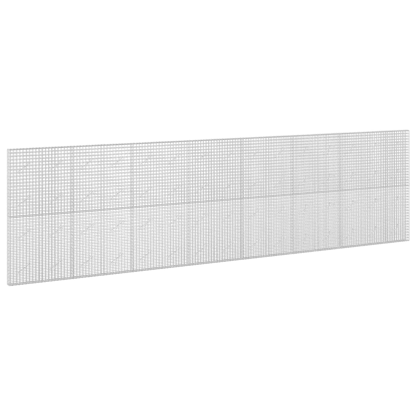 vidaXL Γκαμπιόν με σύρμα 5 mm και πλέγμα 5x5 cm 750x10x200 εκ
