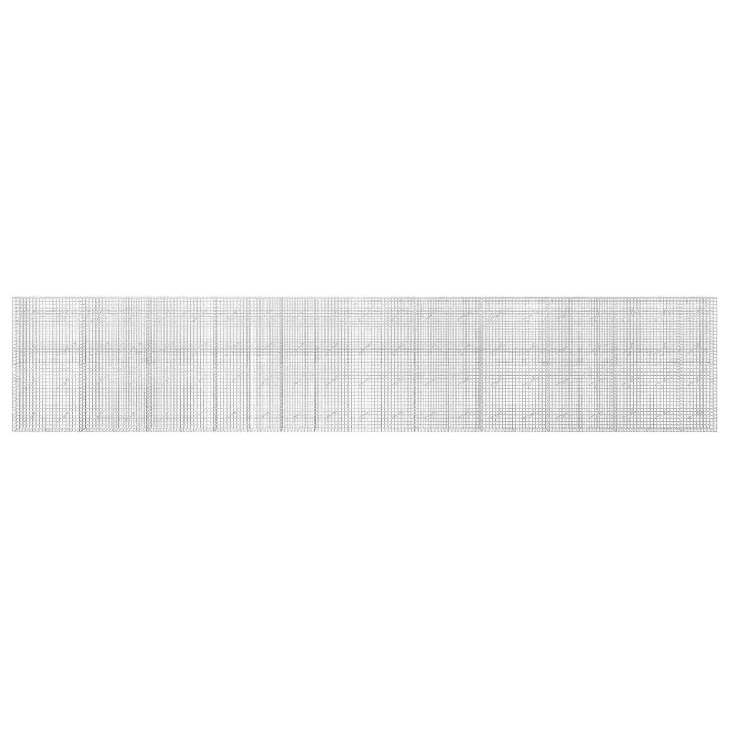 vidaXL Γκαμπιόν με σύρμα 5 mm και πλέγμα 5x5 cm 1050x10x200 εκ