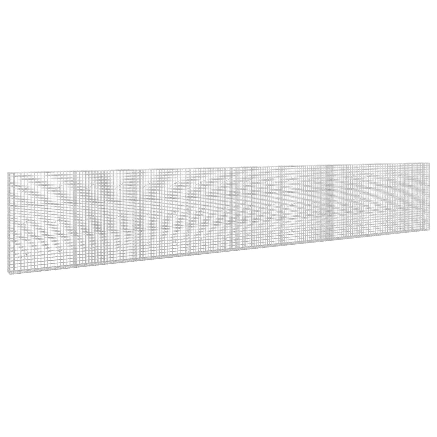vidaXL Γκαμπιόν με σύρμα 5 mm και πλέγμα 5x5 cm 900x20x150 εκ.