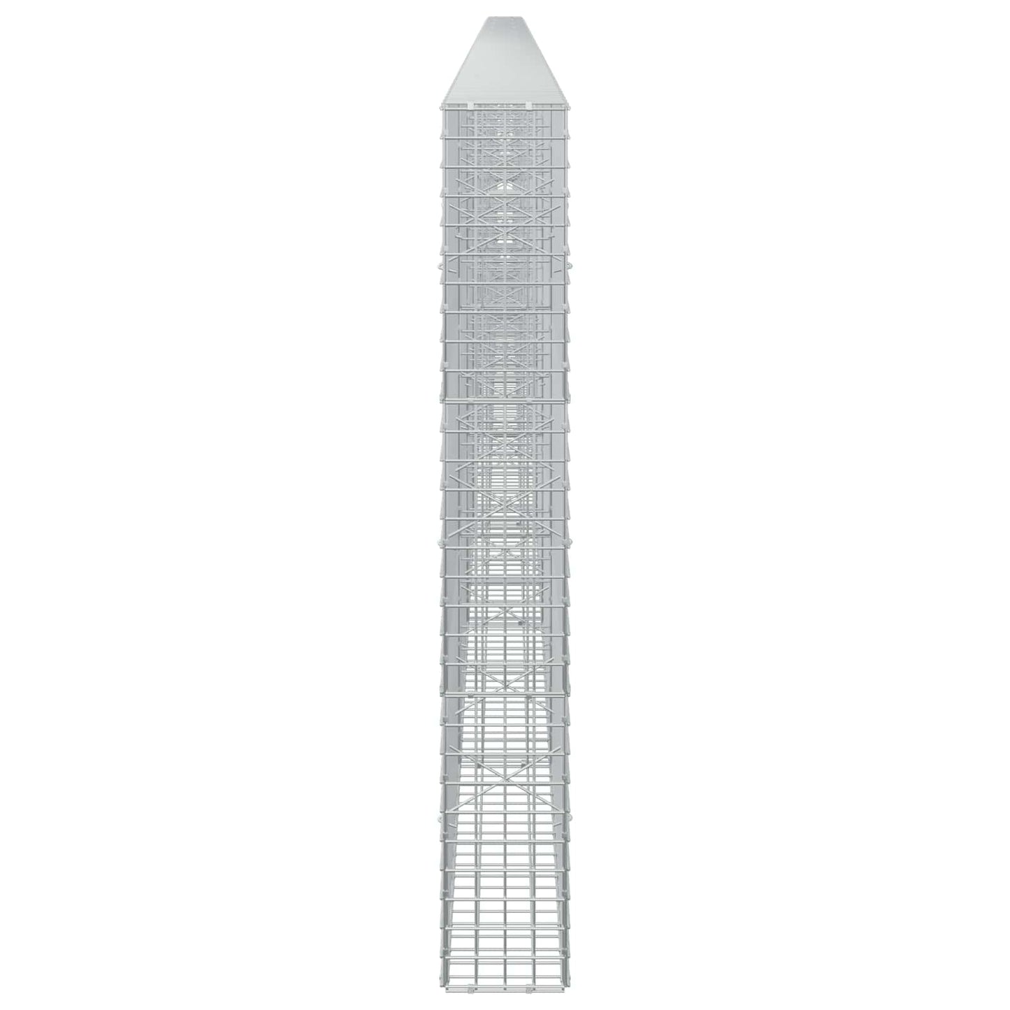 vidaXL Γκαμπιόν με σύρμα 5 mm και πλέγμα 5x5 cm 900x20x150 εκ.