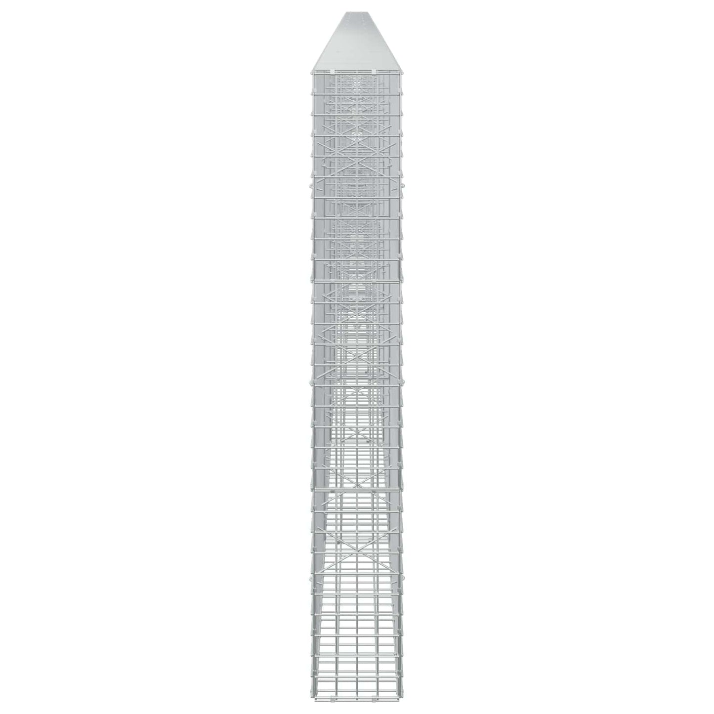 vidaXL Γκαμπιόν με σύρμα 5 mm και πλέγμα 5x5 cm 1050x20x150 εκ