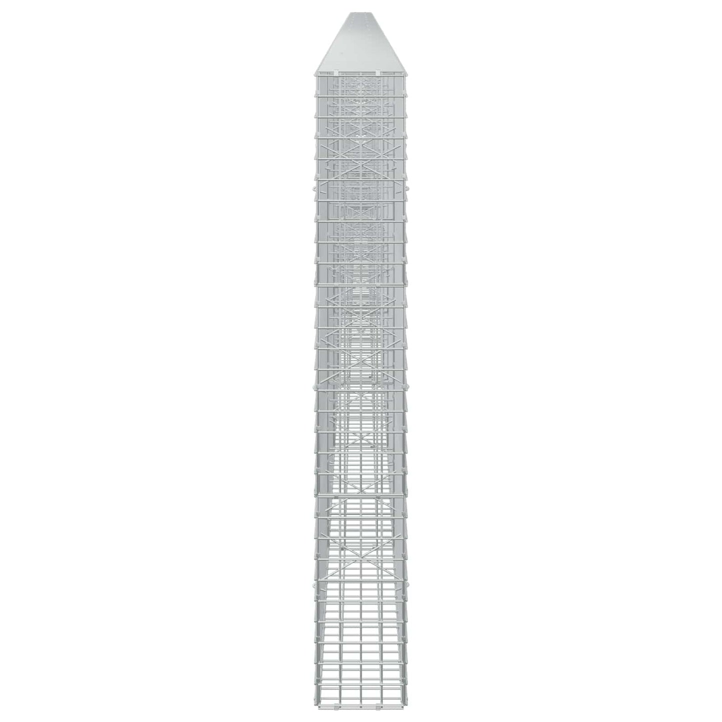 vidaXL Γκαμπιόν με σύρμα 5 mm και πλέγμα 5x5 cm 1100x20x150 εκ