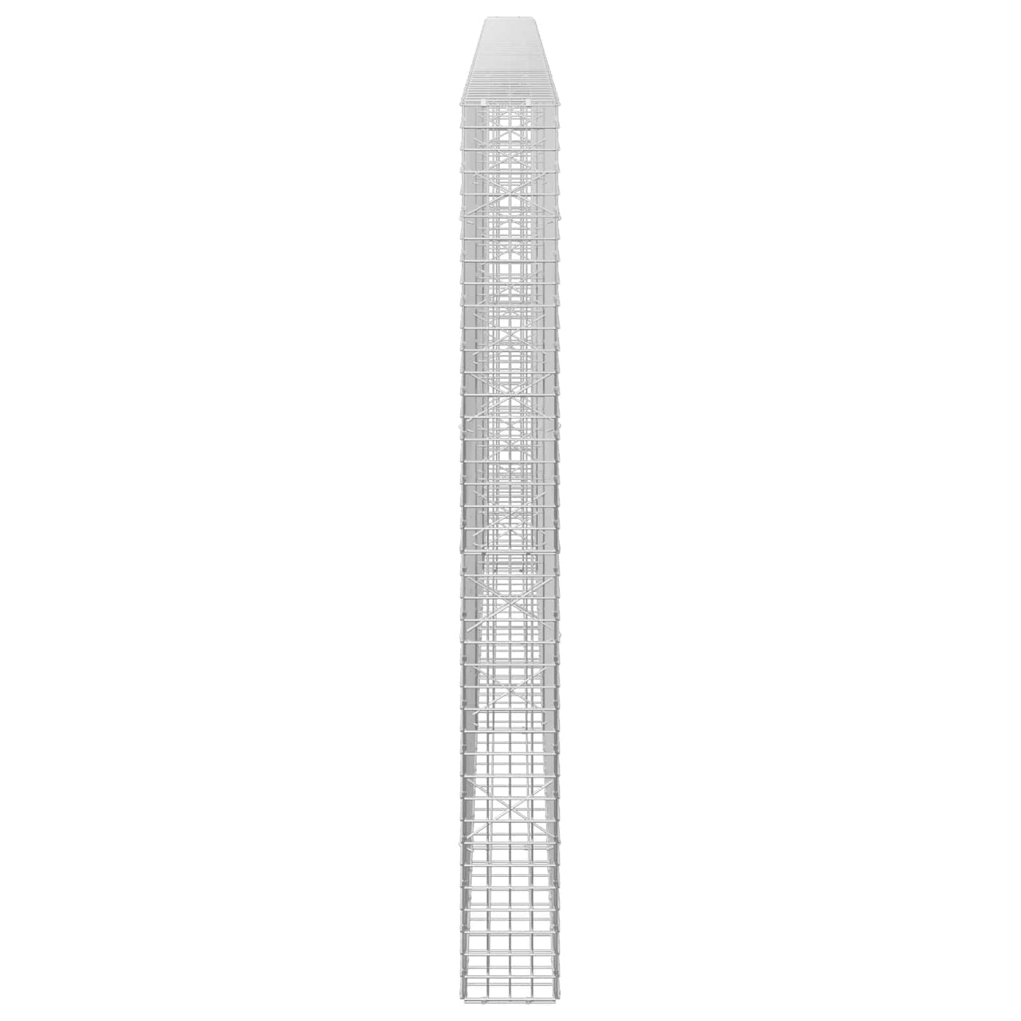 vidaXL Γκαμπιόν με σύρμα 5 mm και πλέγμα 5x5 cm 300x20x200 εκ