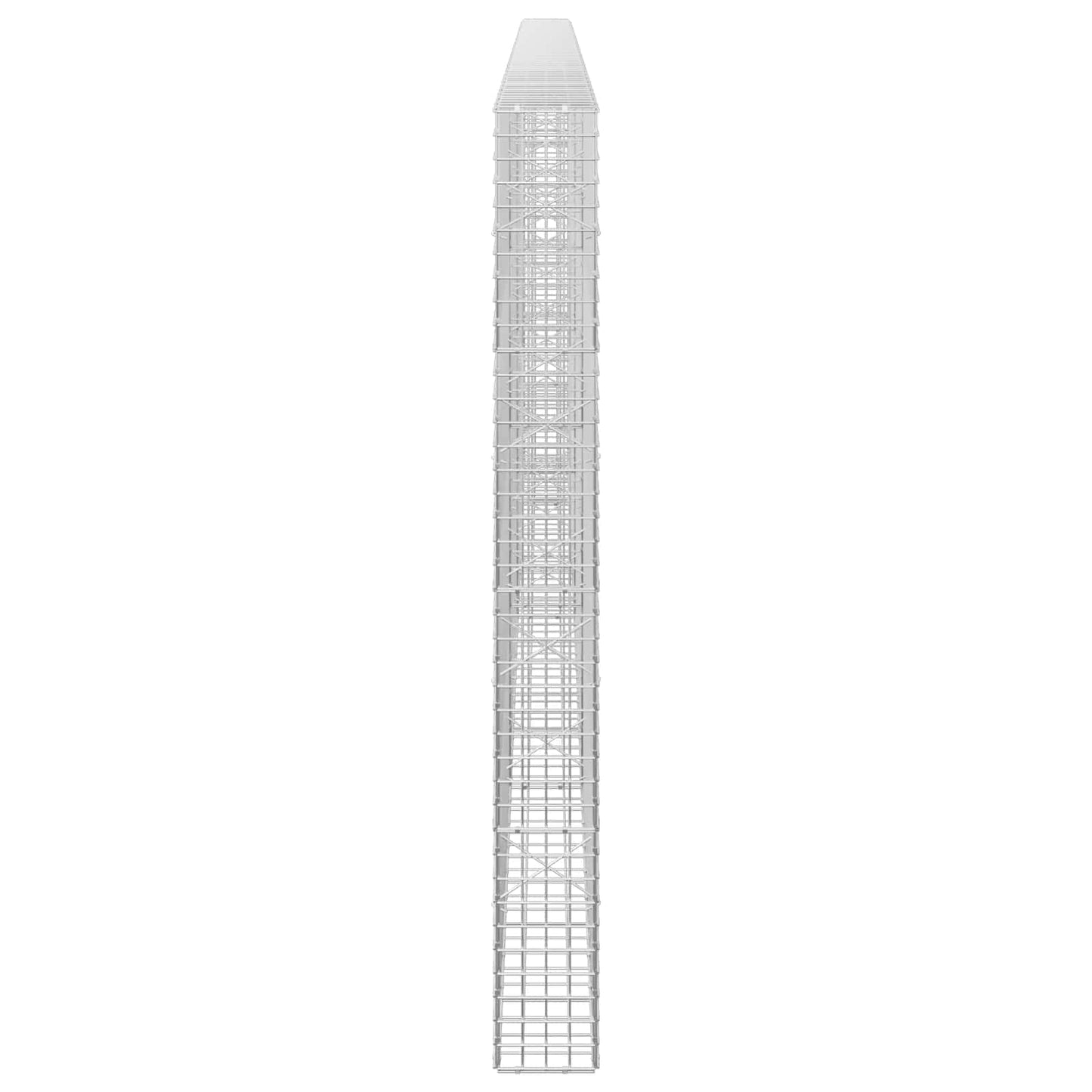vidaXL Γκαμπιόν με σύρμα 5 mm και πλέγμα 5x5 cm 350x20x200 εκ.