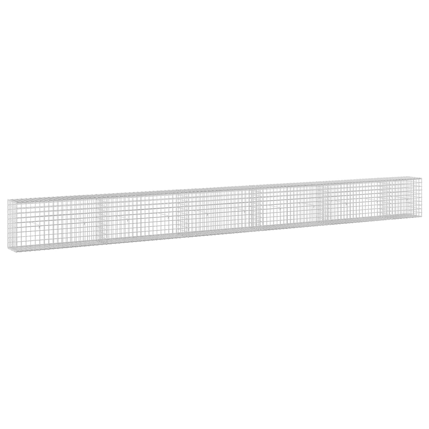 vidaXL Γκαμπιόν με σύρμα 5 mm και πλέγμα 5x5 cm 550x30x50 εκ
