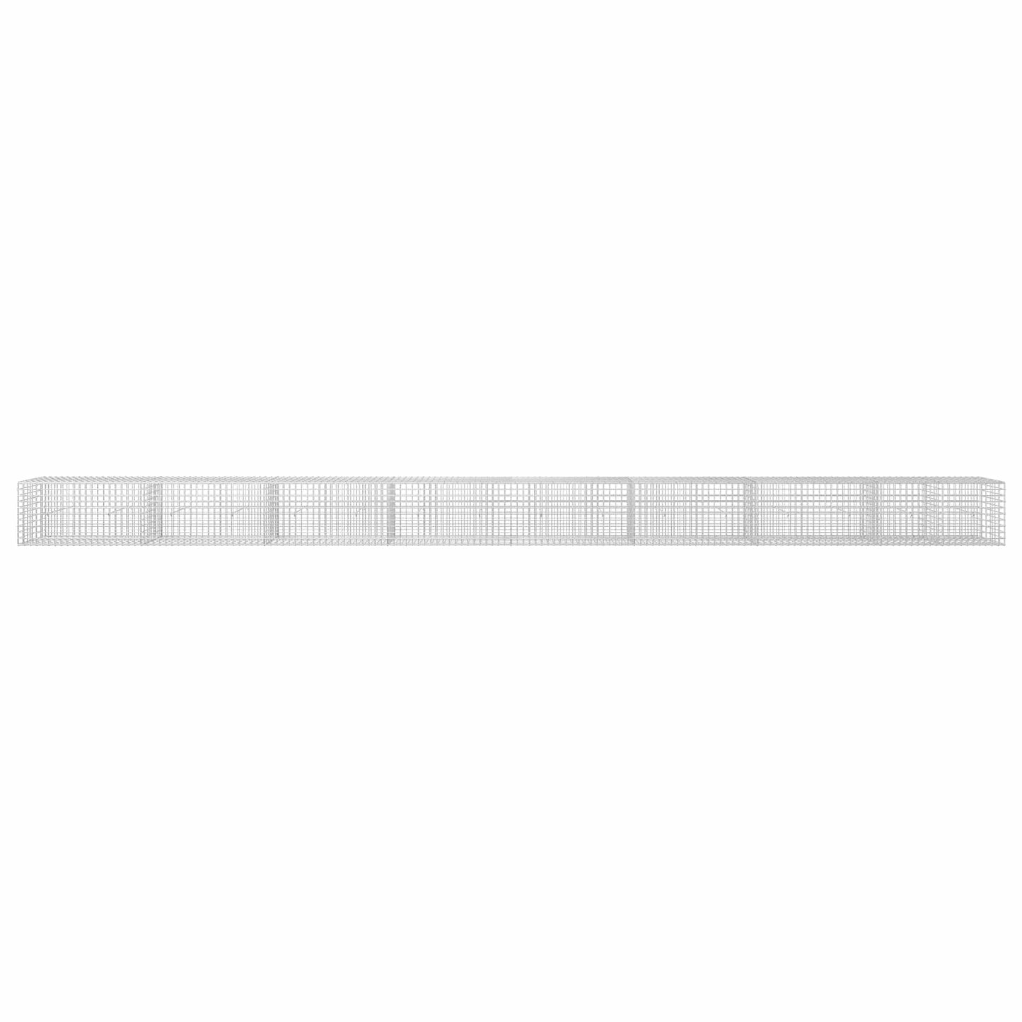 vidaXL Γκαμπιόν με σύρμα 5 mm και πλέγμα 5x5 cm 800x30x50 εκ