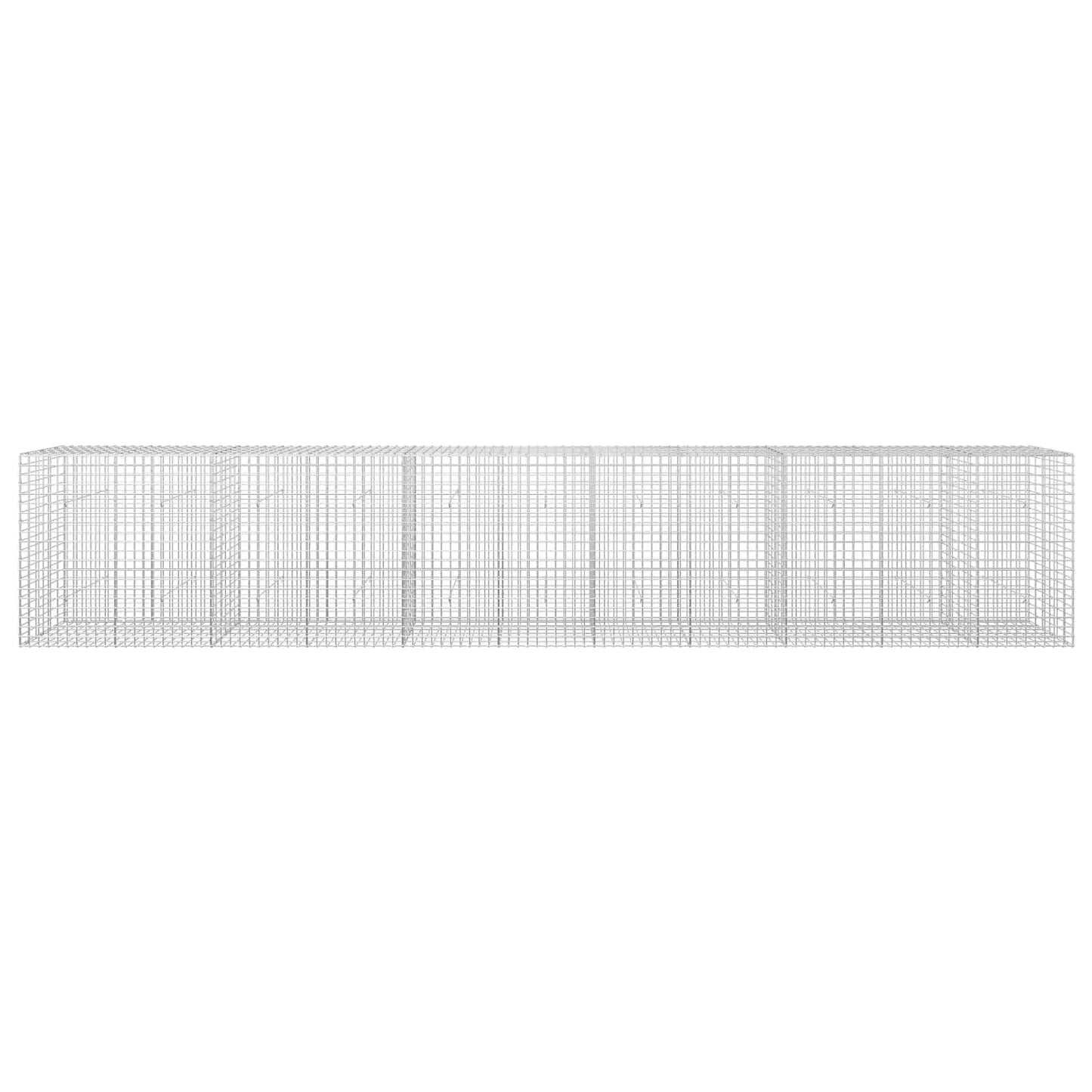 vidaXL Γκαμπιόν με σύρμα 5 mm και πλέγμα 5x5 cm 550x30x100 εκ