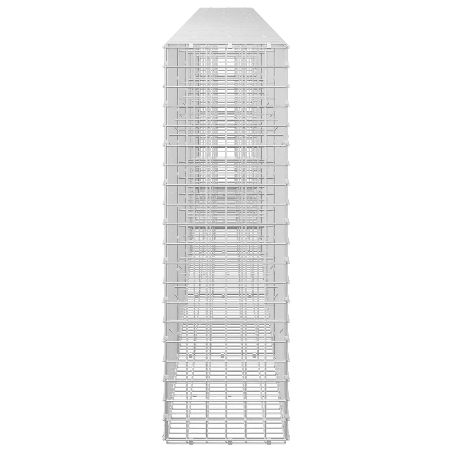 vidaXL Γκαμπιόν με σύρμα 5 mm και πλέγμα 5x5 cm 550x30x100 εκ