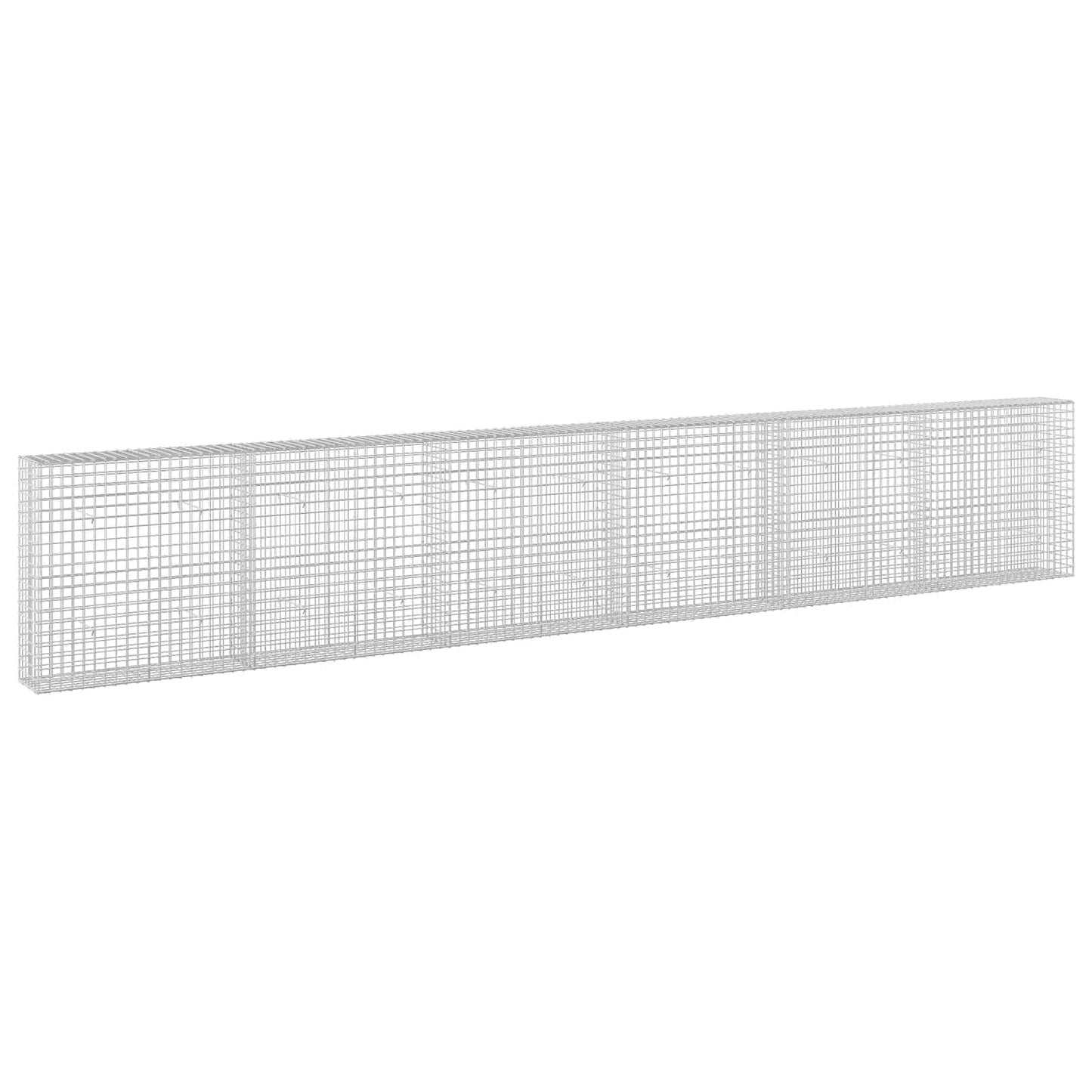vidaXL Γκαμπιόν με σύρμα 5 mm και πλέγμα 5x5 cm 600x30x100 εκ