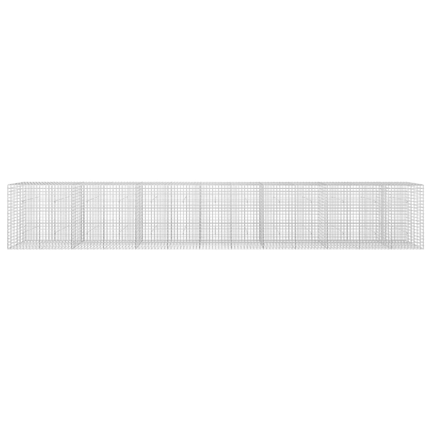 vidaXL Γκαμπιόν με σύρμα 5 mm και πλέγμα 5x5 cm 650x30x100 εκ