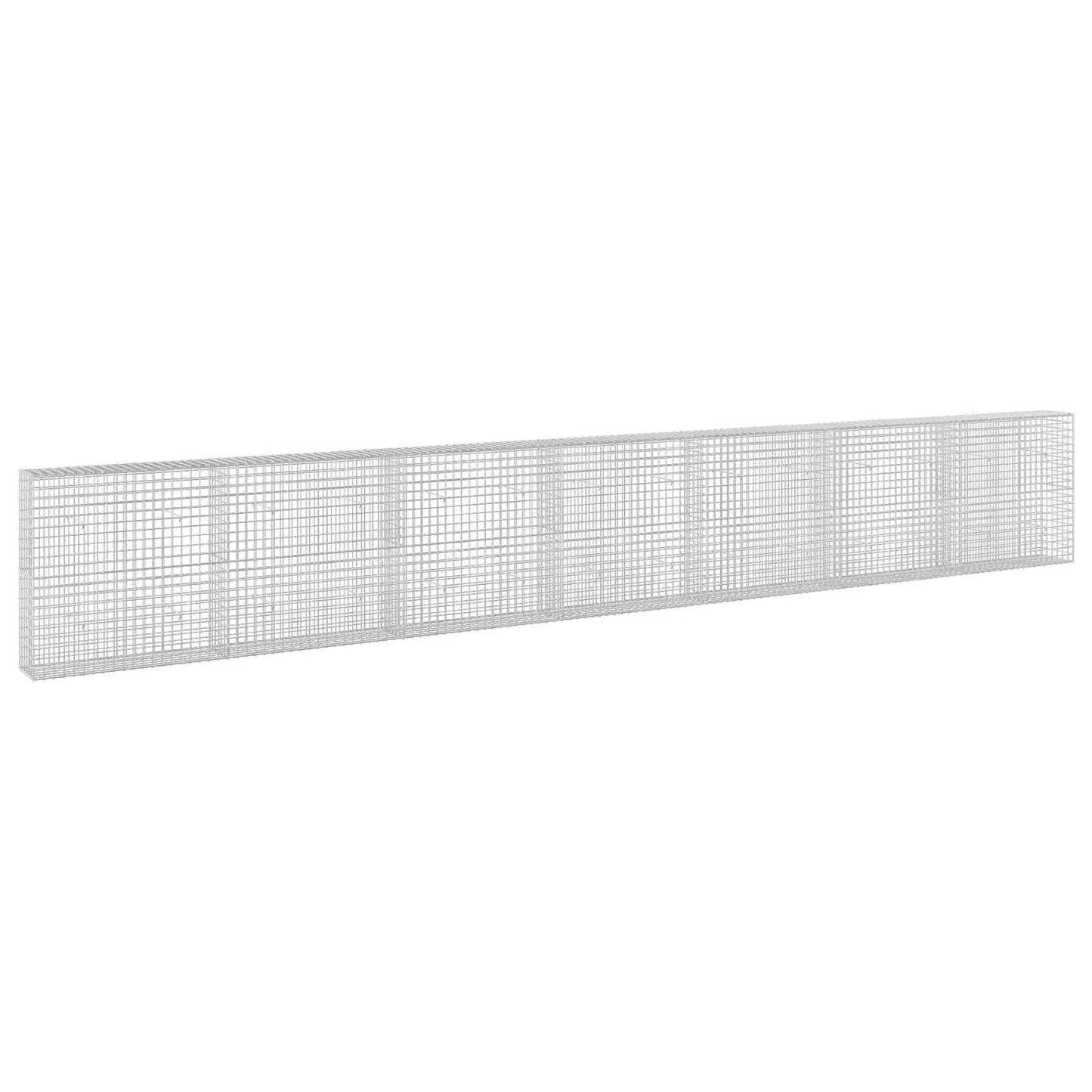 vidaXL Γκαμπιόν με σύρμα 5 mm και πλέγμα 5x5 cm 700x30x100 εκ