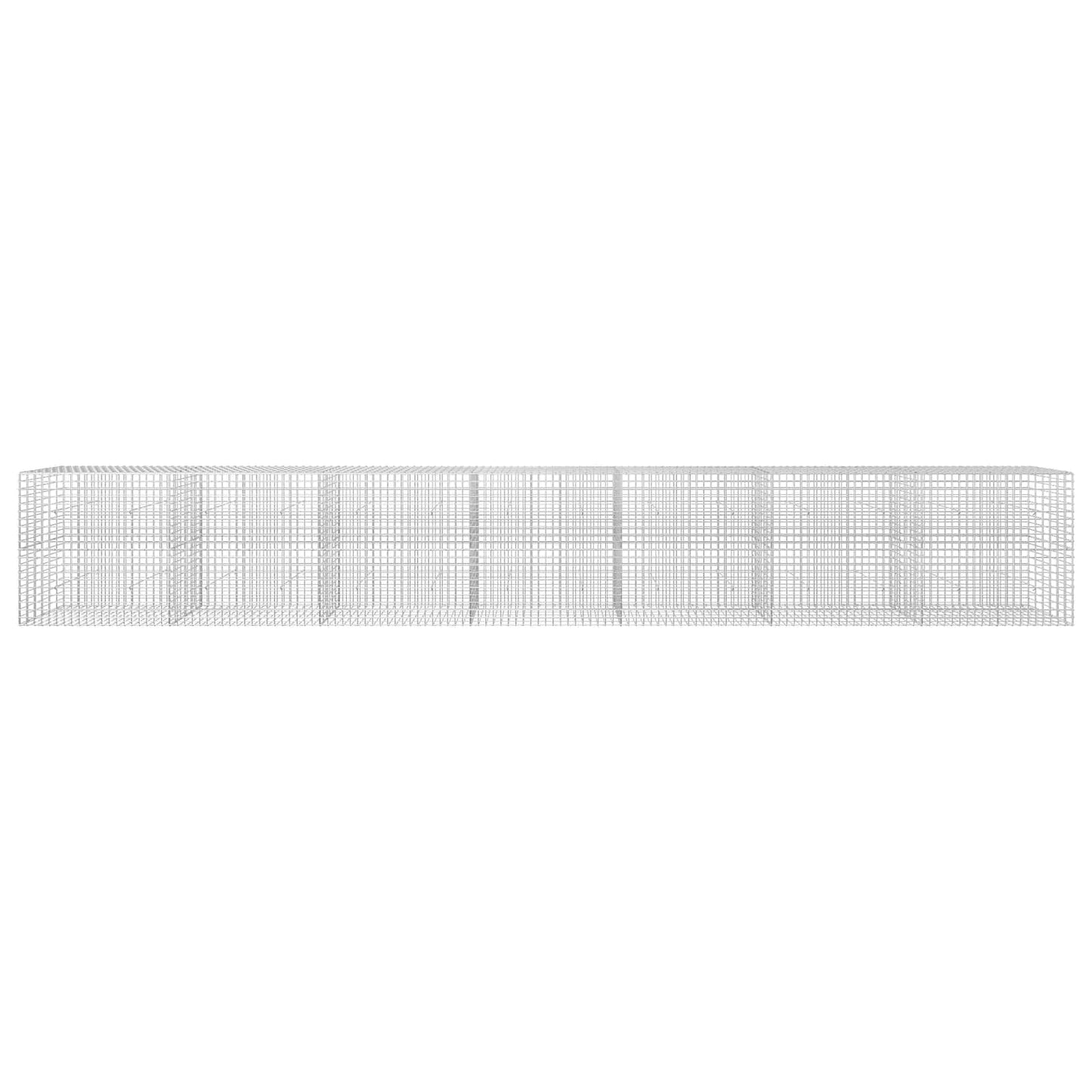 vidaXL Γκαμπιόν με σύρμα 5 mm και πλέγμα 5x5 cm 700x30x100 εκ