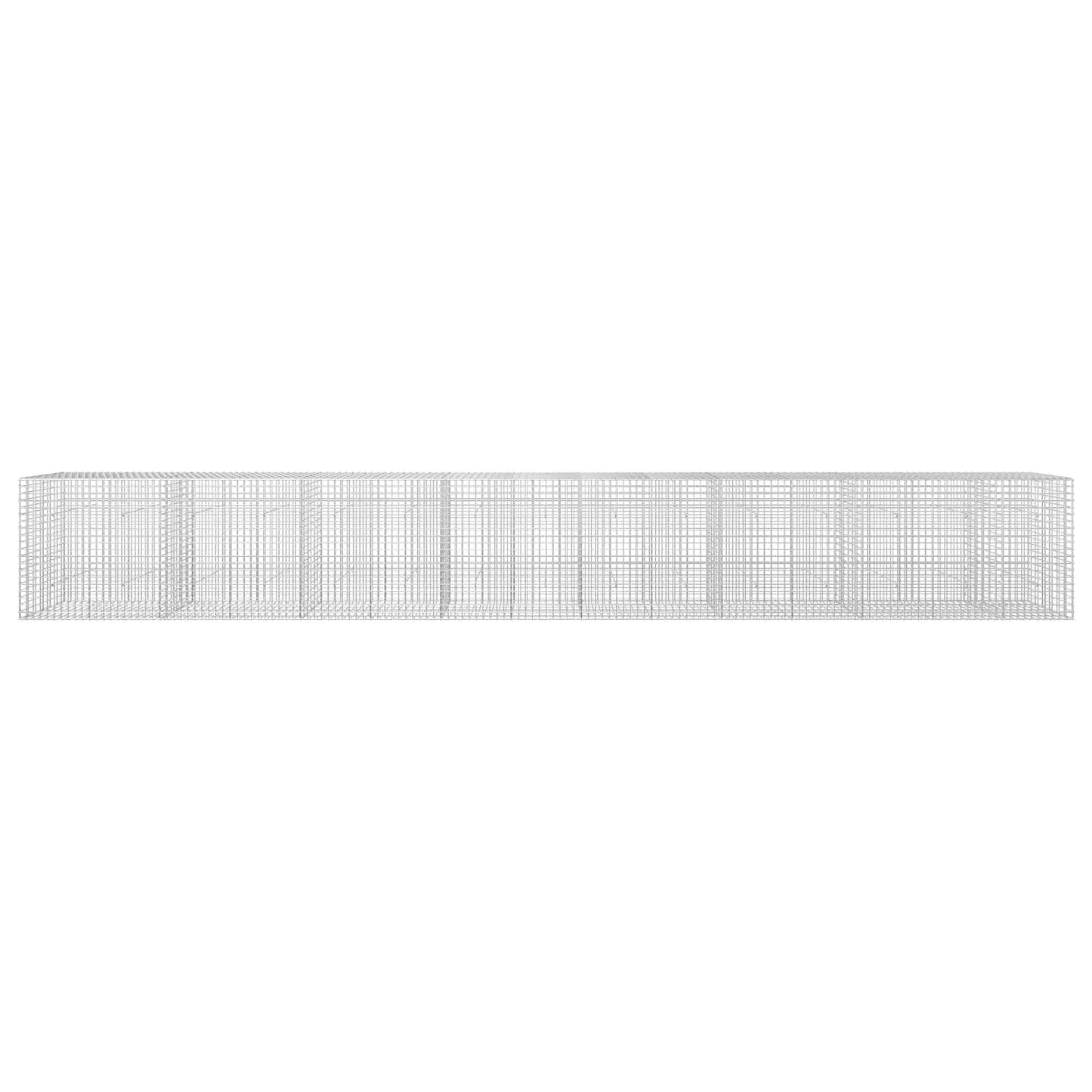 vidaXL Γκαμπιόν με σύρμα 5 mm και πλέγμα 5x5 cm 750x30x100 εκ