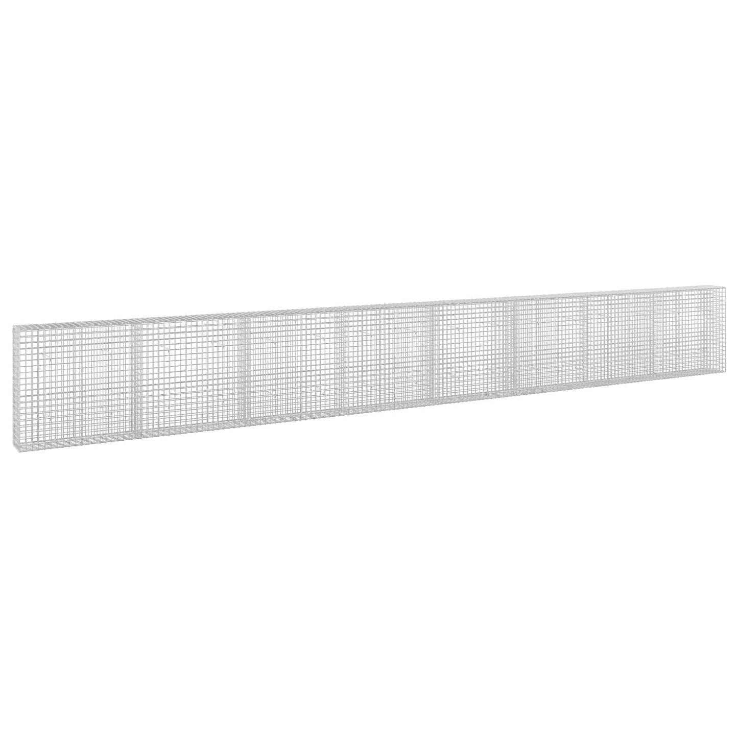 vidaXL Γκαμπιόν με σύρμα 5 mm και πλέγμα 5x5 cm 800x30x100 εκ