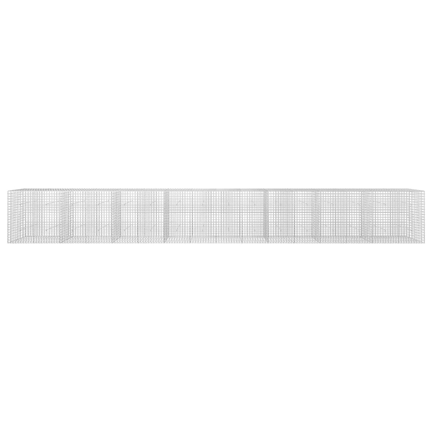 vidaXL Γκαμπιόν με σύρμα 5 mm και πλέγμα 5x5 cm 800x30x100 εκ
