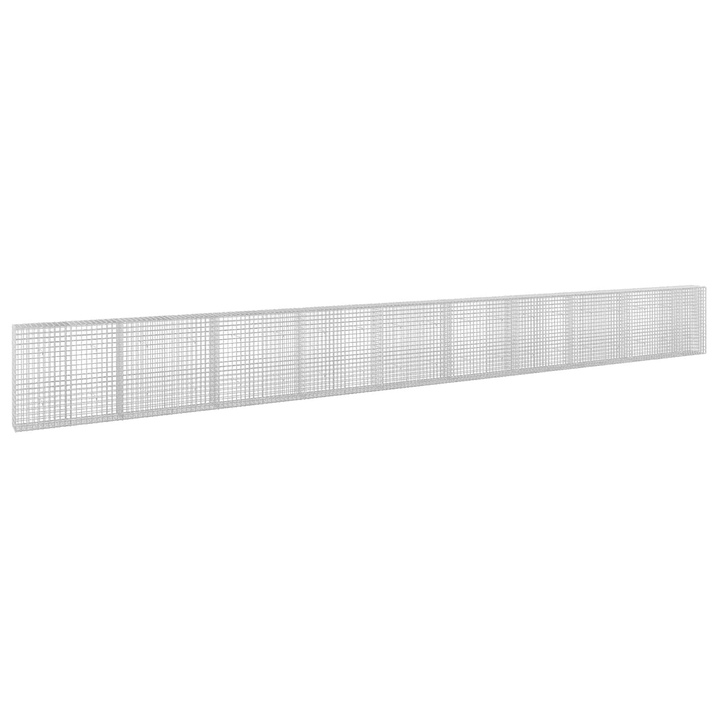 vidaXL Γκαμπιόν με σύρμα 5 mm και πλέγμα 5x5 cm 950x30x100 εκ