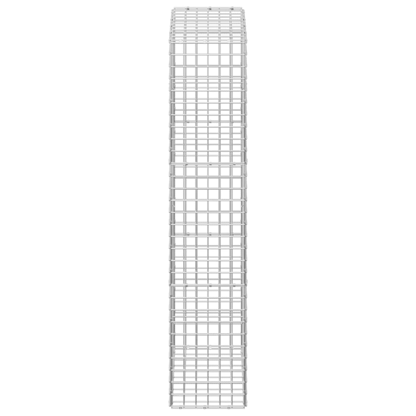 vidaXL Γκαμπιόν με σύρμα 5 mm και πλέγμα 5x5 cm 50x30x150 εκ