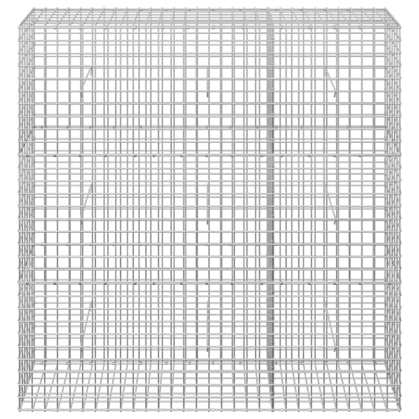 vidaXL Γκαμπιόν με σύρμα 5 mm και πλέγμα 5x5 cm 150x30x150 εκ