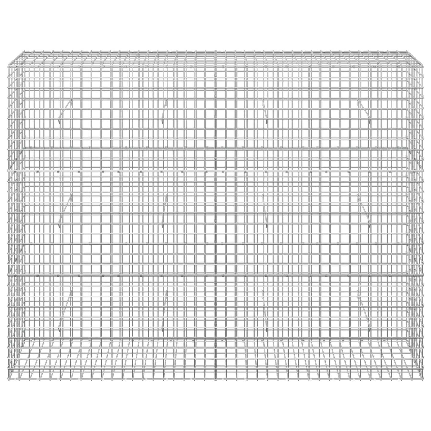 vidaXL Γκαμπιόν με σύρμα 5 mm και πλέγμα 5x5 cm 200x30x150 εκ