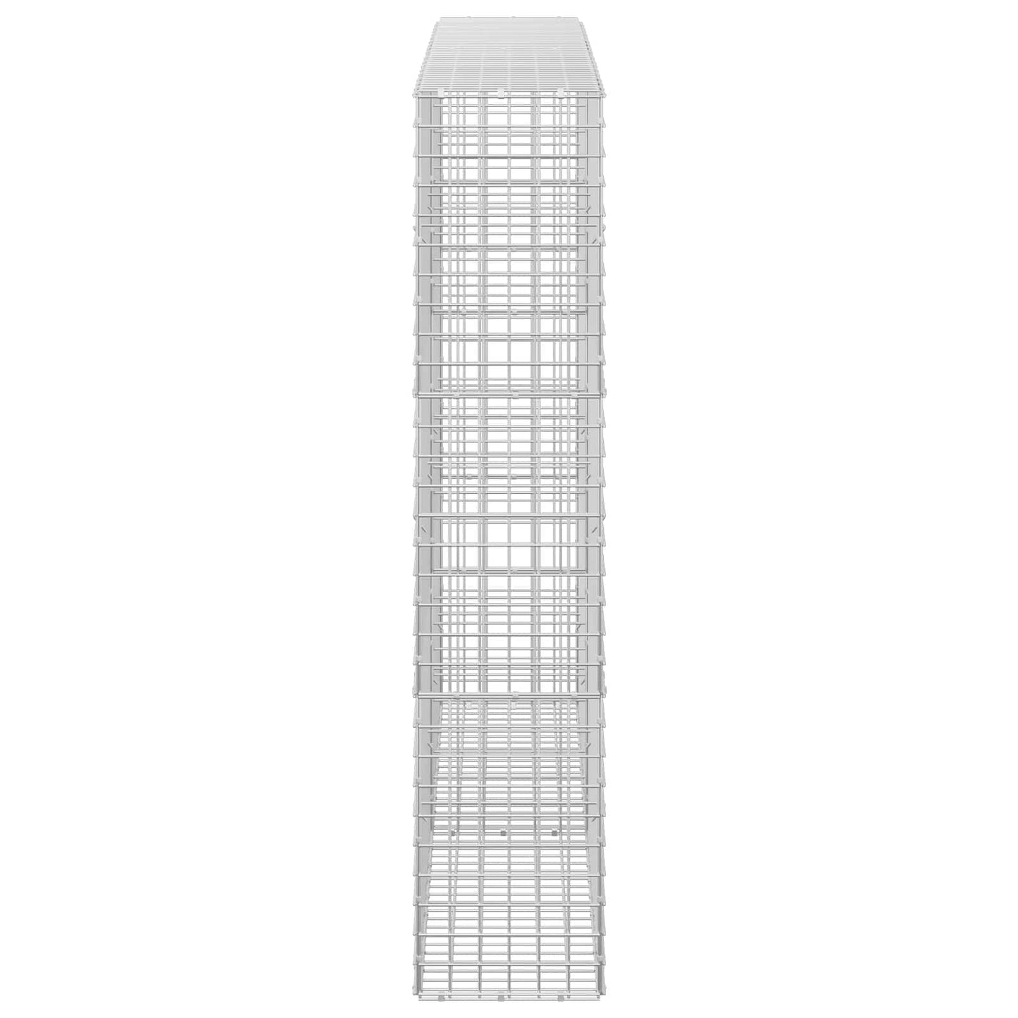 vidaXL Γκαμπιόν με σύρμα 5 mm και πλέγμα 5x5 cm 200x30x150 εκ