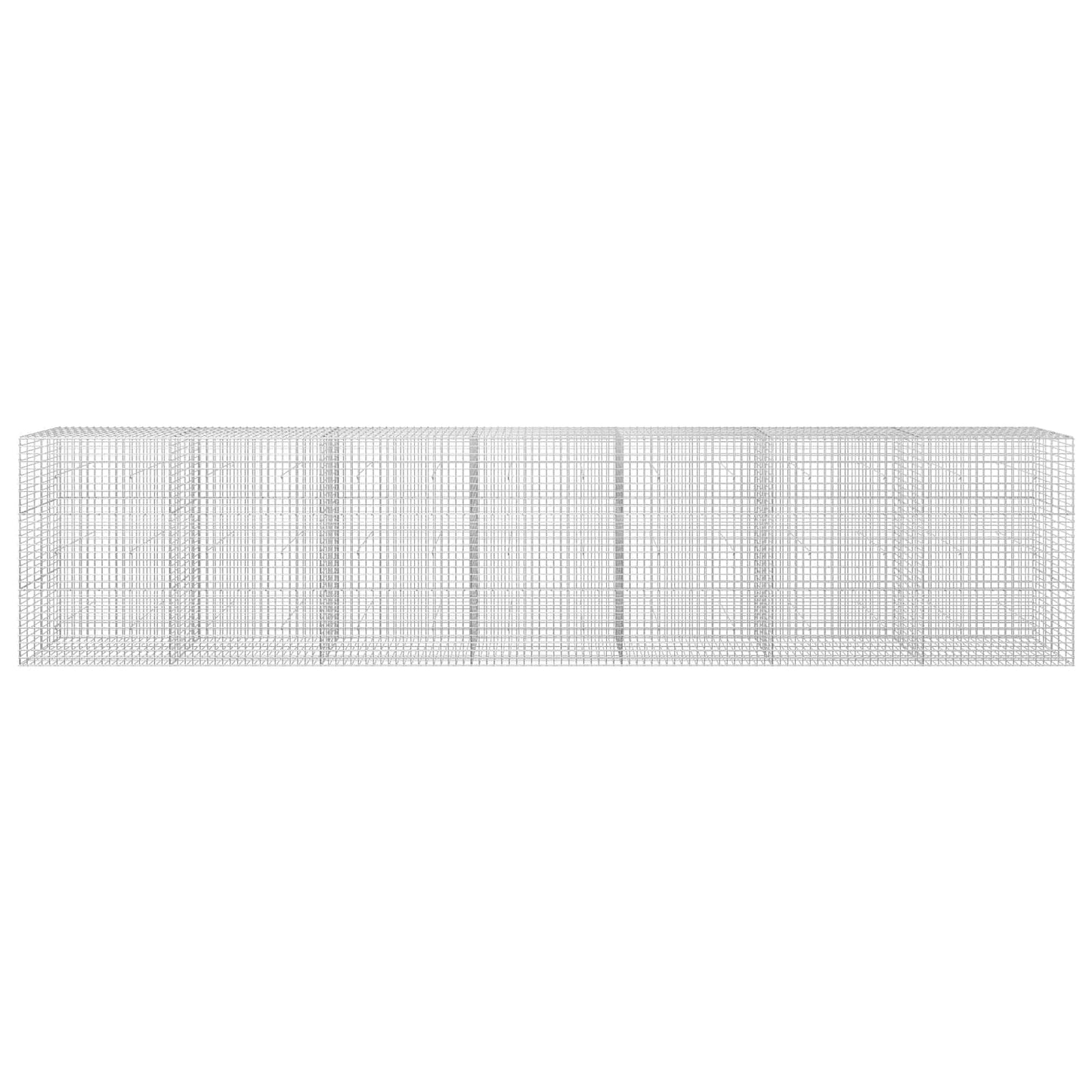 vidaXL Γκαμπιόν με σύρμα 5 mm και πλέγμα 5x5 cm 700x30x150 εκ