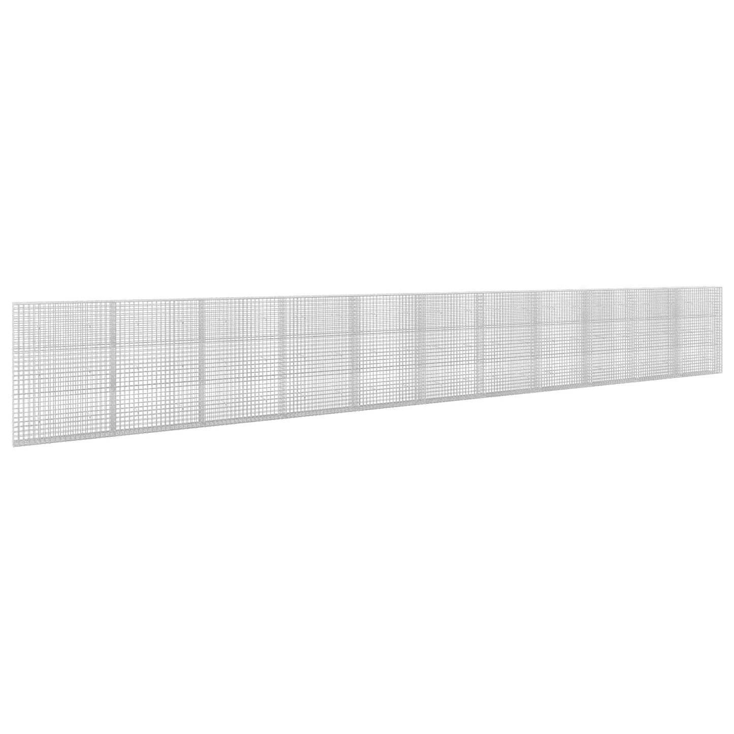 vidaXL Γκαμπιόν με σύρμα 5 mm και πλέγμα 5x5 cm 1100x30x150 εκ