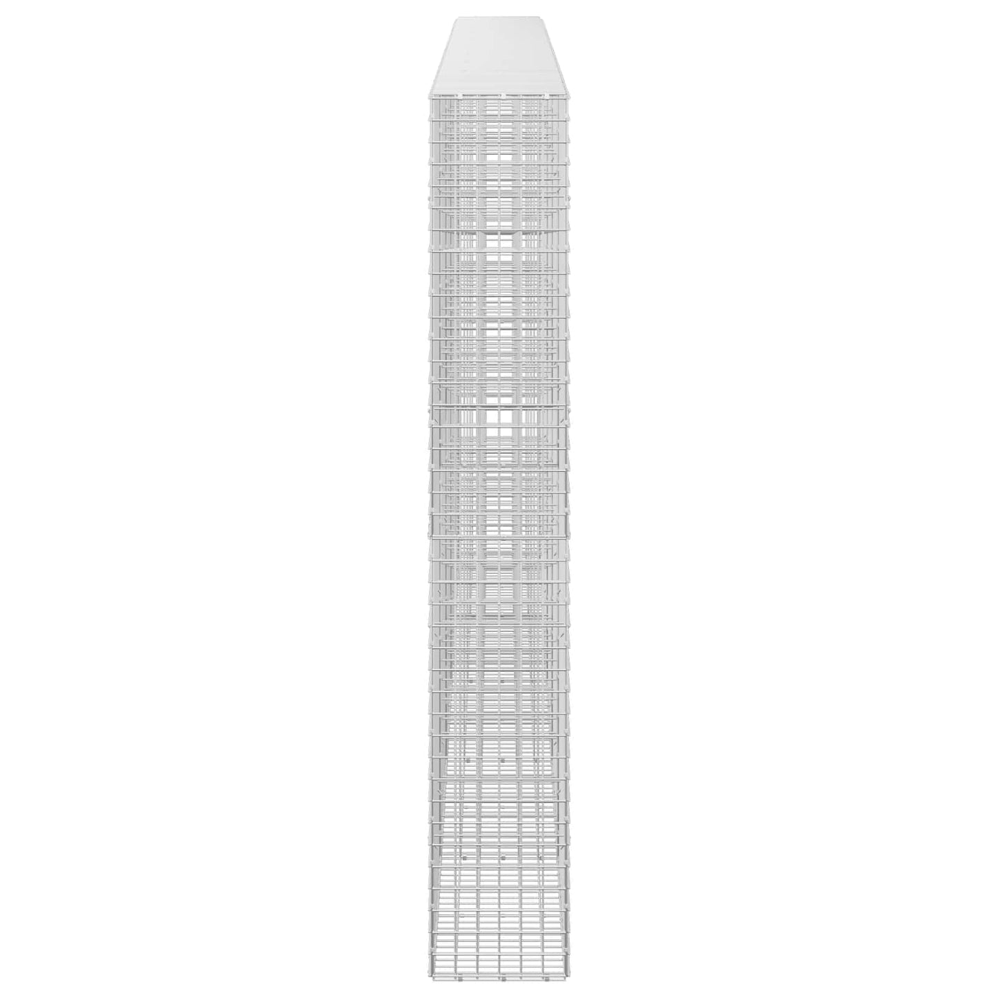 vidaXL Γκαμπιόν με σύρμα 5 mm και πλέγμα 5x5 cm 500x30x200 εκ