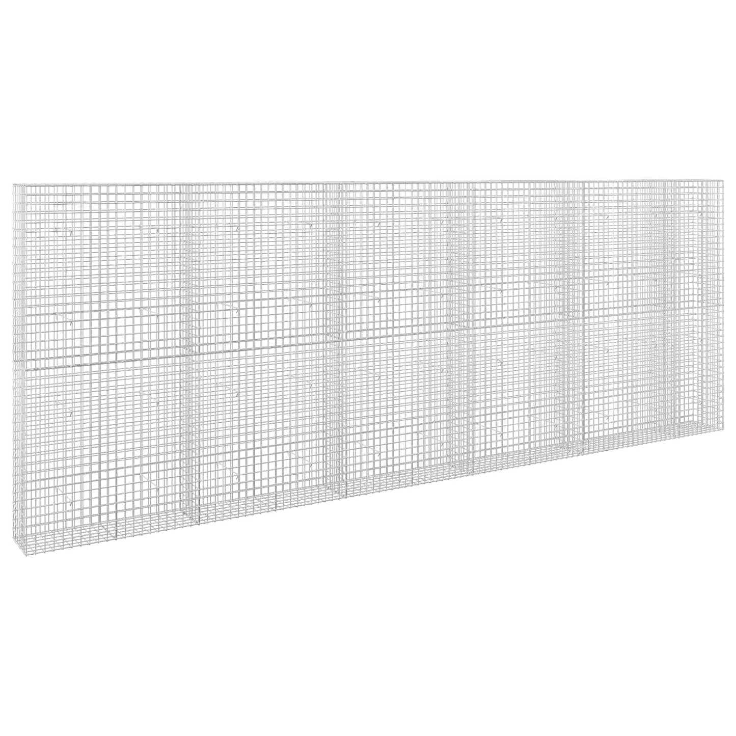 vidaXL Γκαμπιόν με σύρμα 5 mm και πλέγμα 5x5 cm 550x30x200 εκ