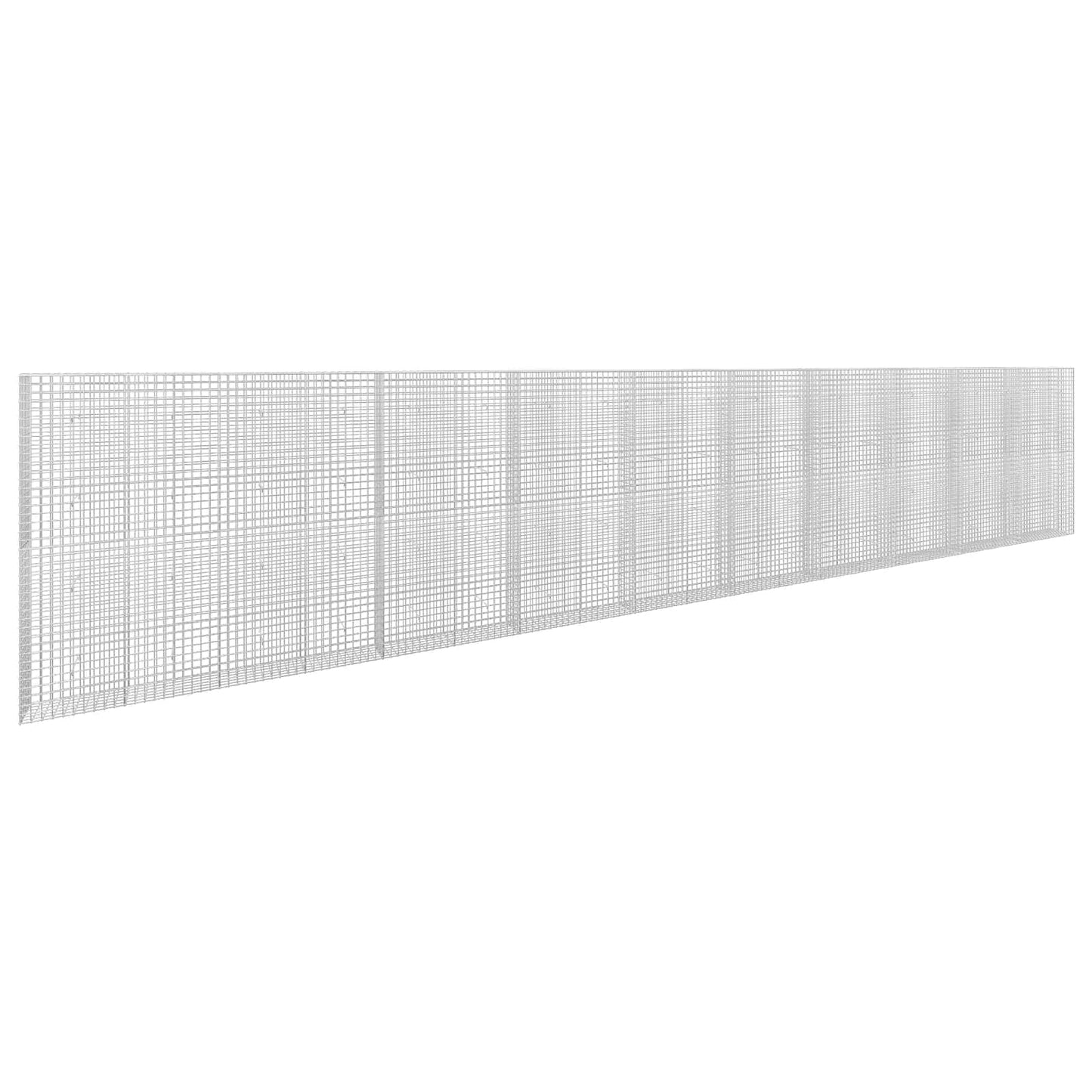 vidaXL Γκαμπιόν με σύρμα 5 mm και πλέγμα 5x5 cm 1000x30x200 εκ