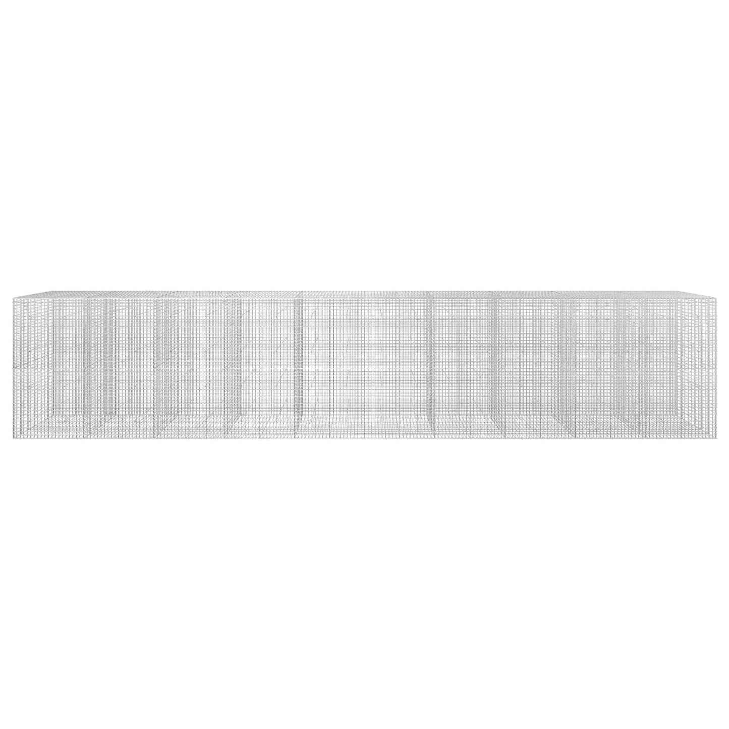 vidaXL Γκαμπιόν με σύρμα 5 mm και πλέγμα 5x5 cm 1000x30x200 εκ